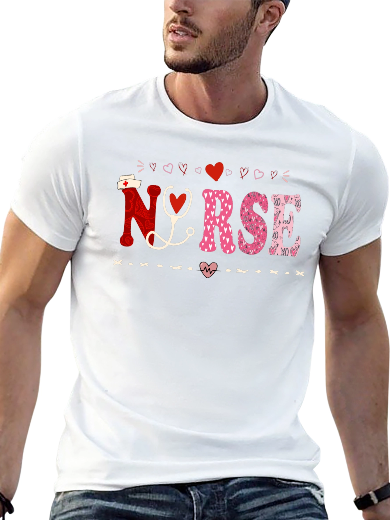 Valentines Day Nurse T-Shirt
