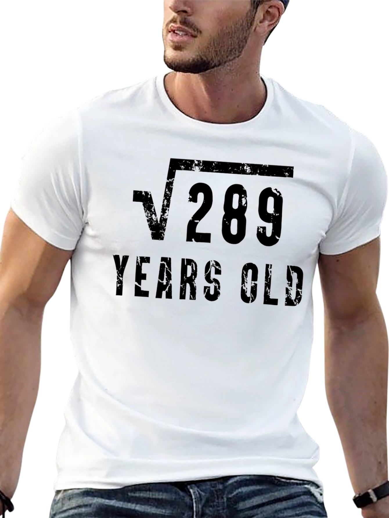 Funny 17th Birthday Square Root 289 Years Old T-Shirt