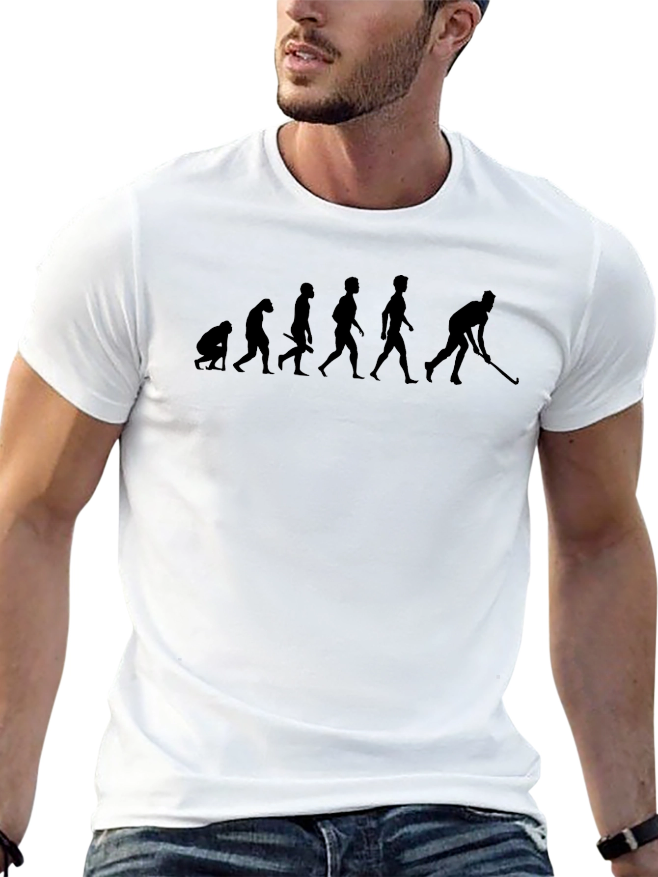 Hockey Evolution T-Shirt - Funny Sport Tee