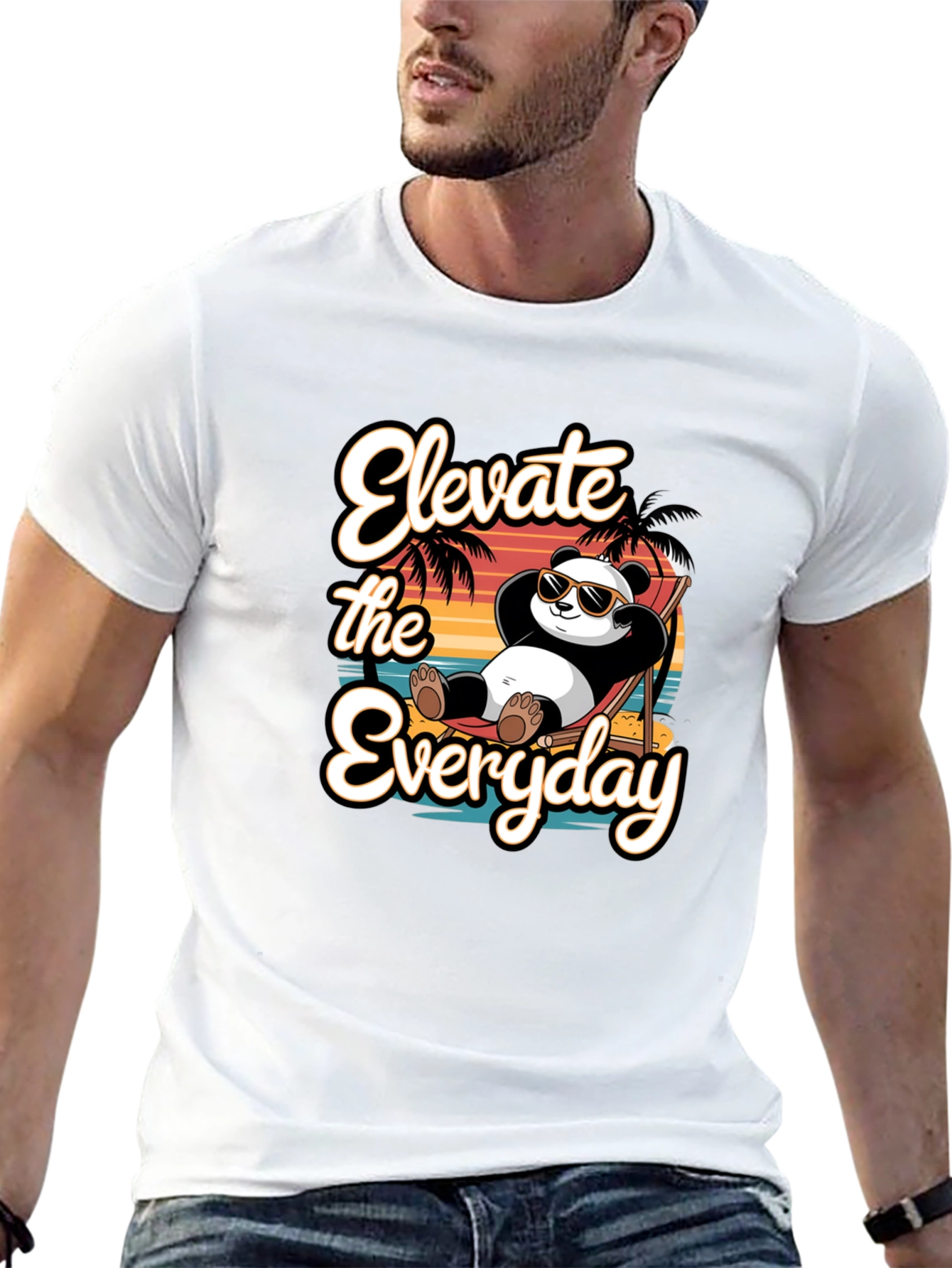 Elevate the Everyday Panda T-Shirt