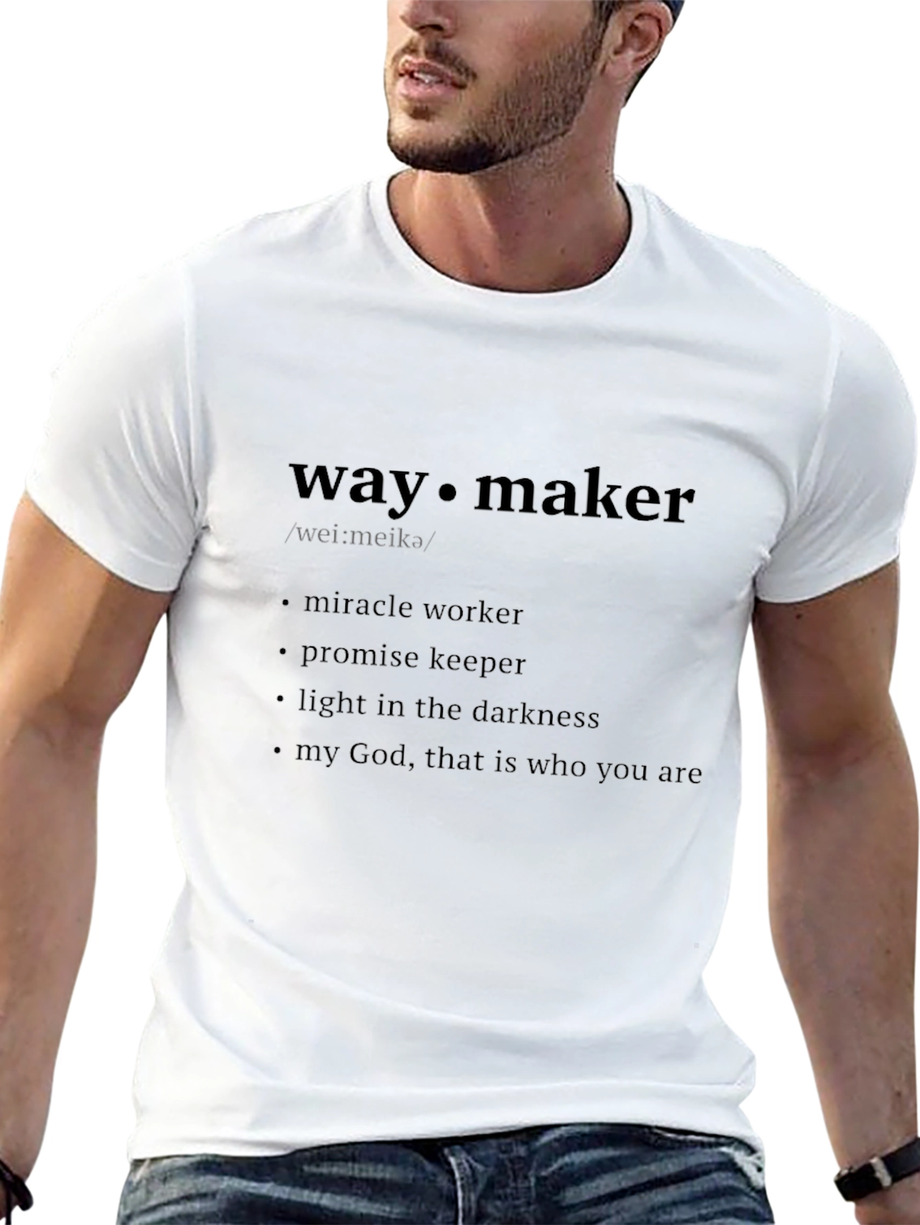 Way Maker Christian T-Shirt - Inspirational Faith Tee