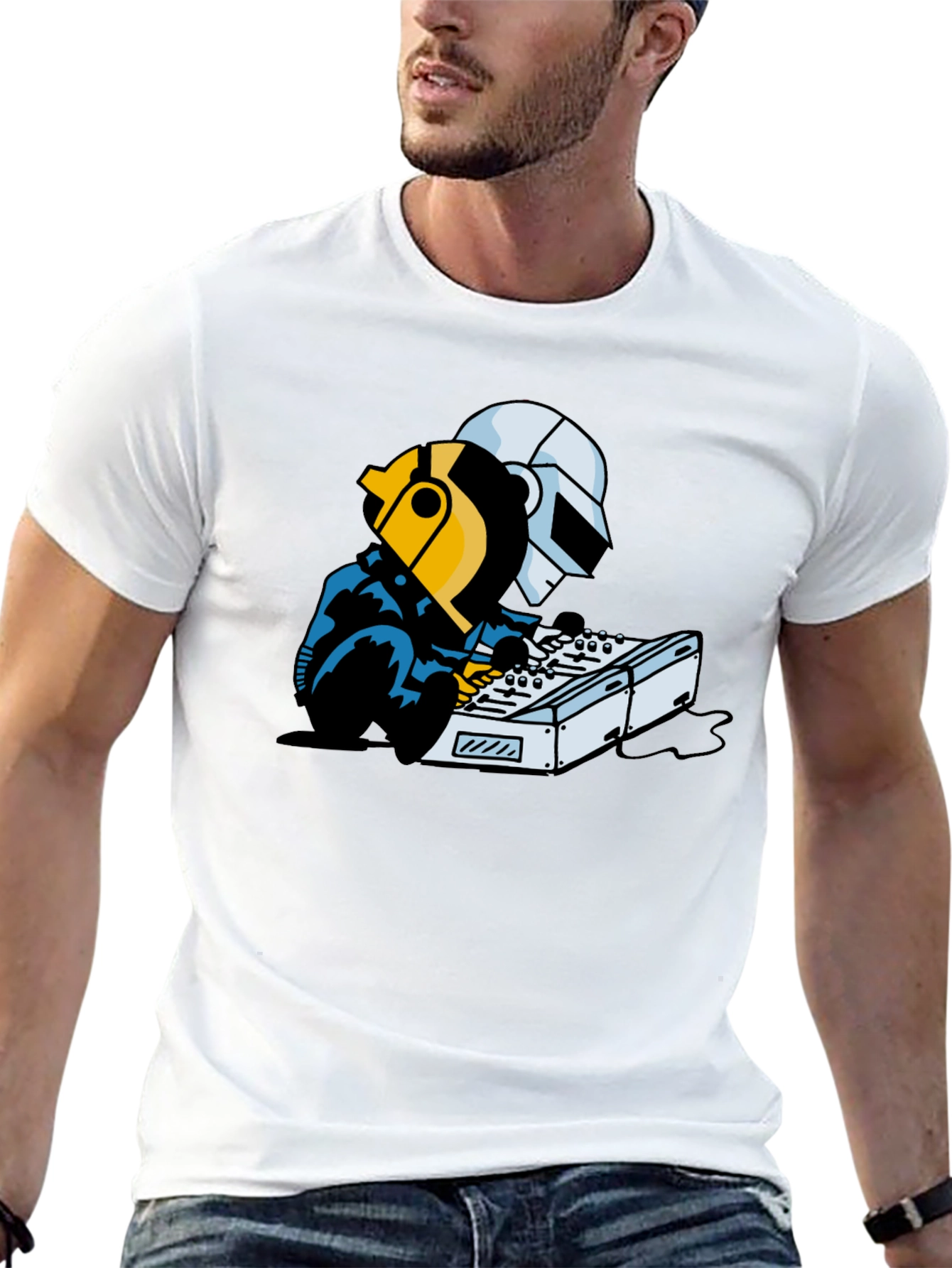 Daft Punk T-Shirt - Music Duo Graphic Tee