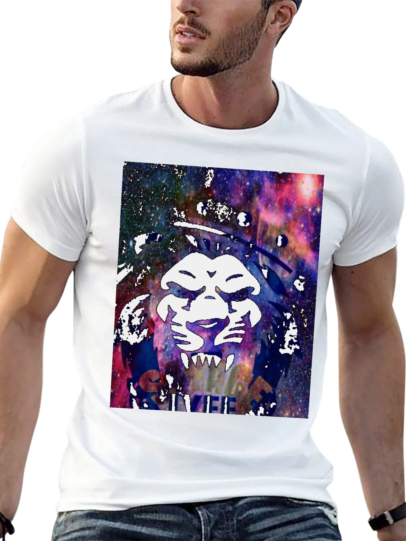 Cosmic Lion Graphic Tee