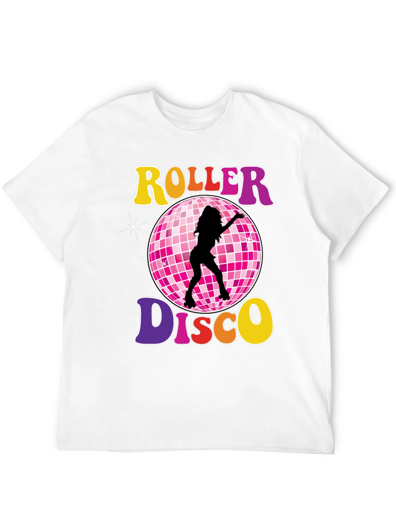 Retro Roller Disco T-Shirt - 70s Style Tee