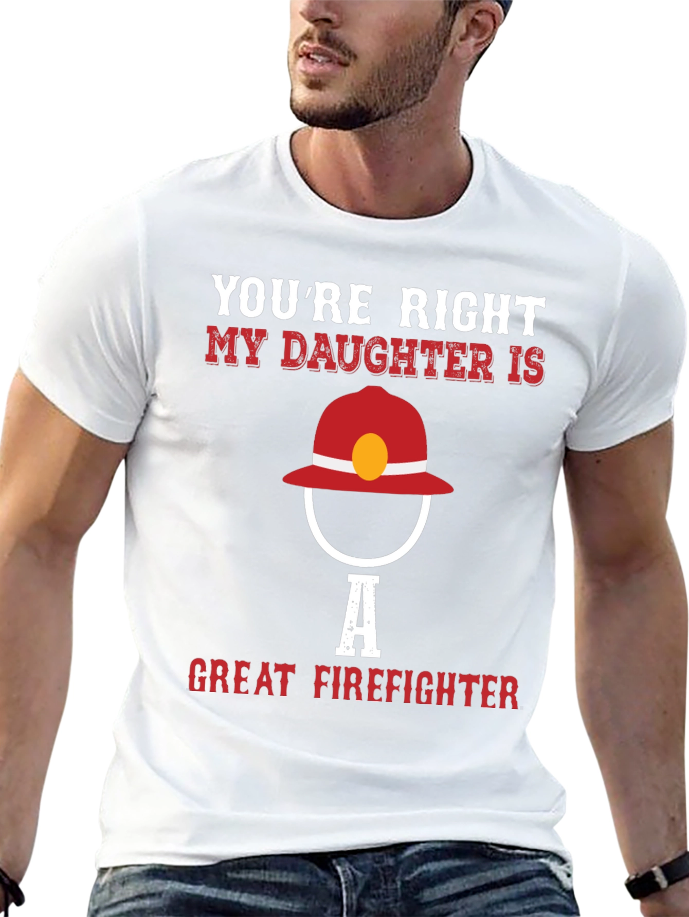 My Daughter is a Great Firefighter T-Shirt