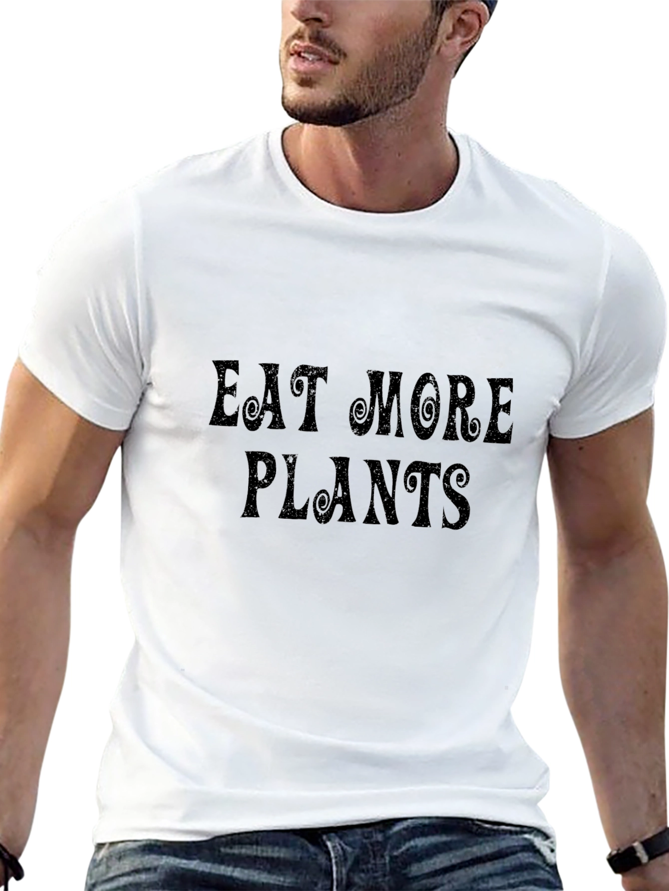 Eat More Plants Graphic T-Shirt - Vegan Tee