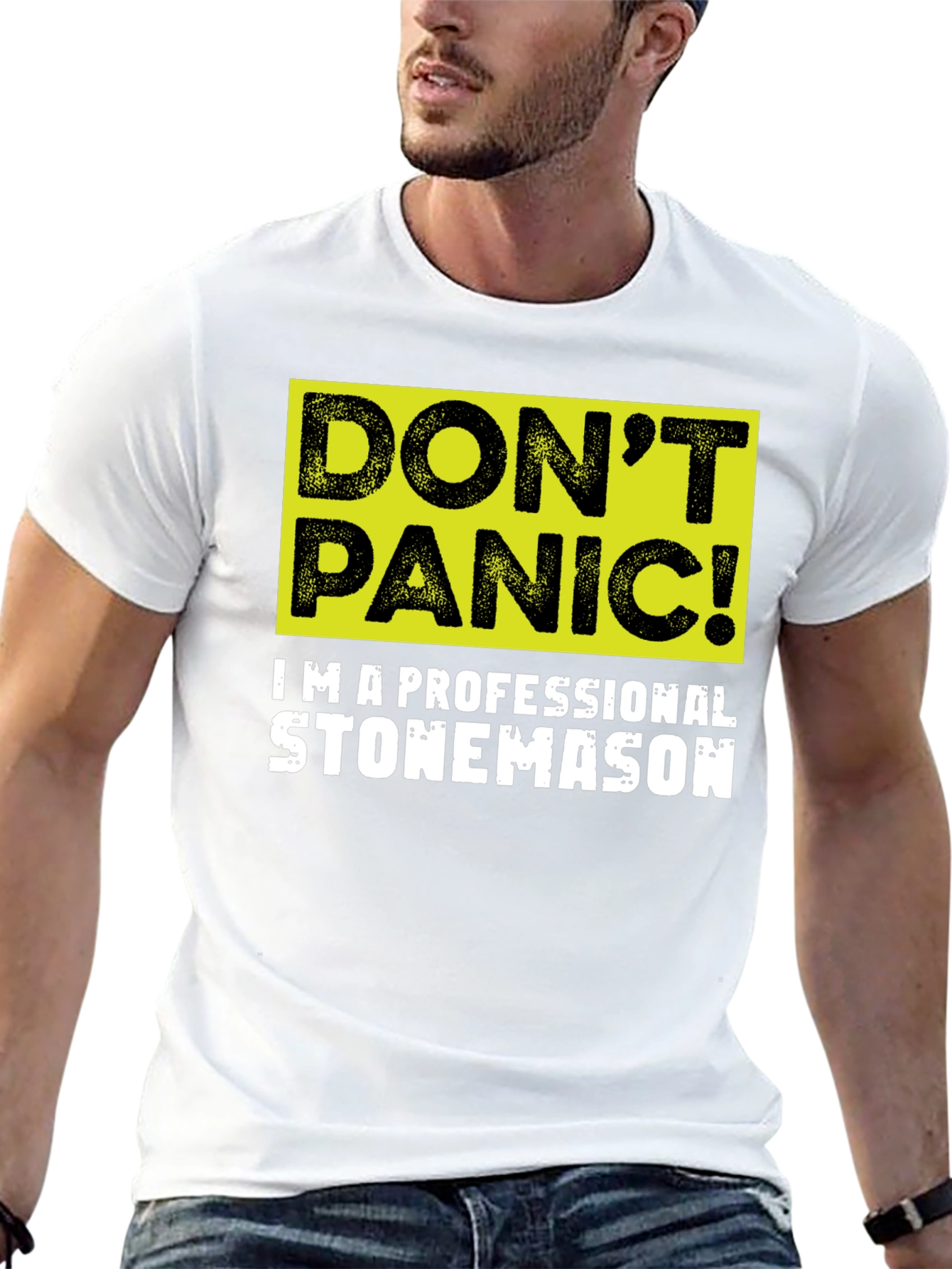 Dont Panic Stonemason T-Shirt