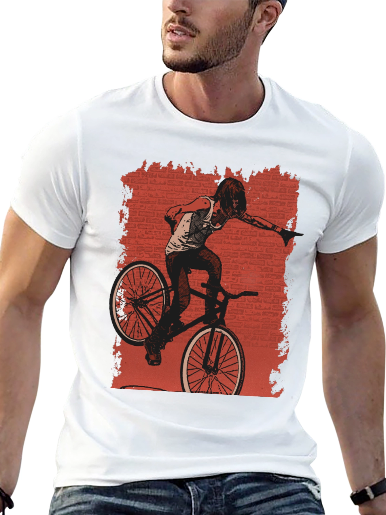 BMX Rider Graphic Tee - Cool Style!