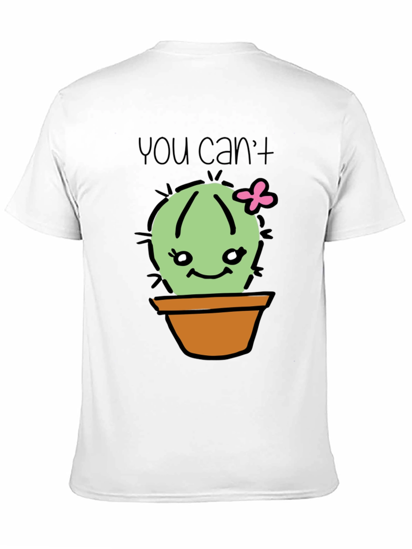 Cute Cactus Graphic T-Shirt - You Cant Touch This