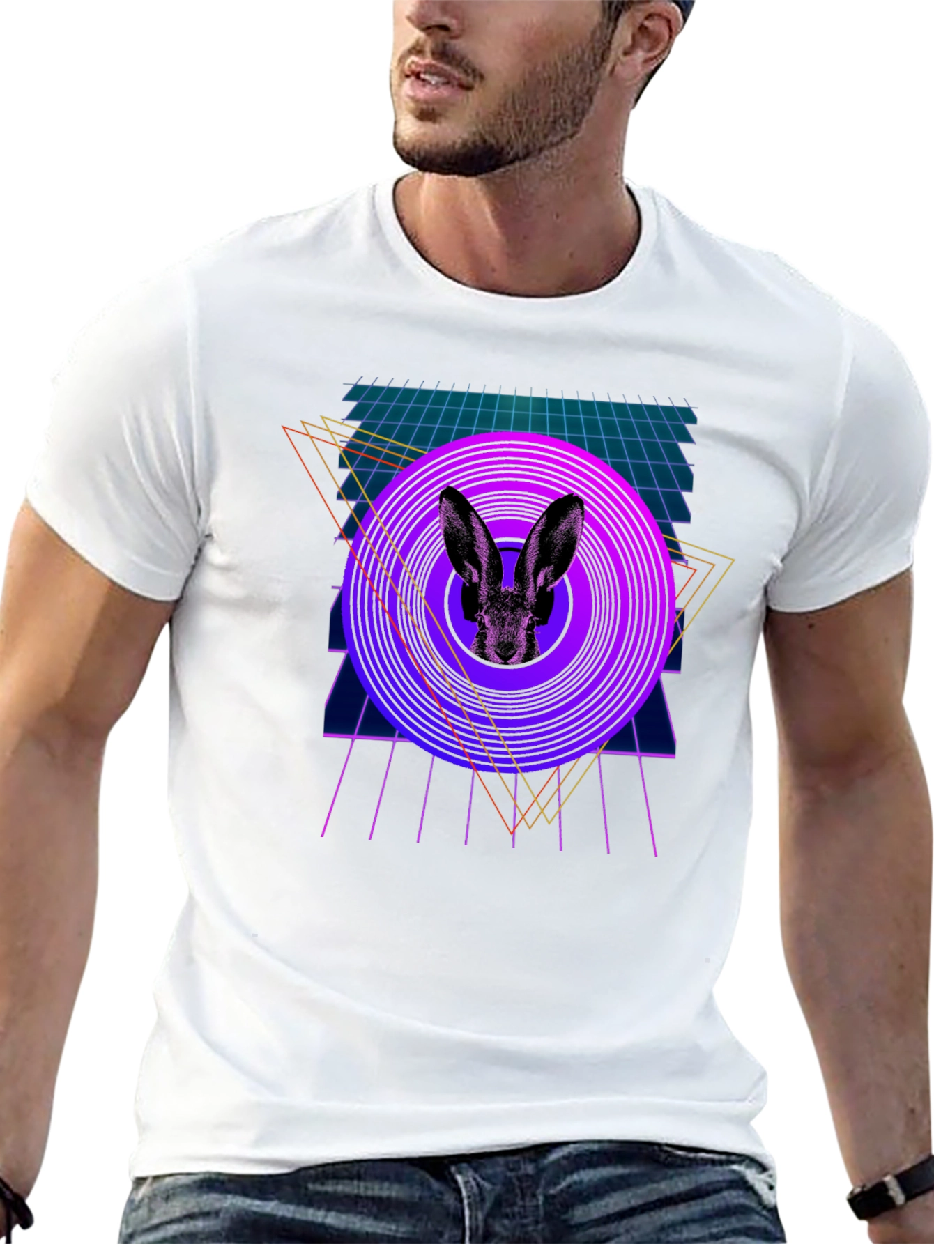 Retro Rabbit Graphic Tee