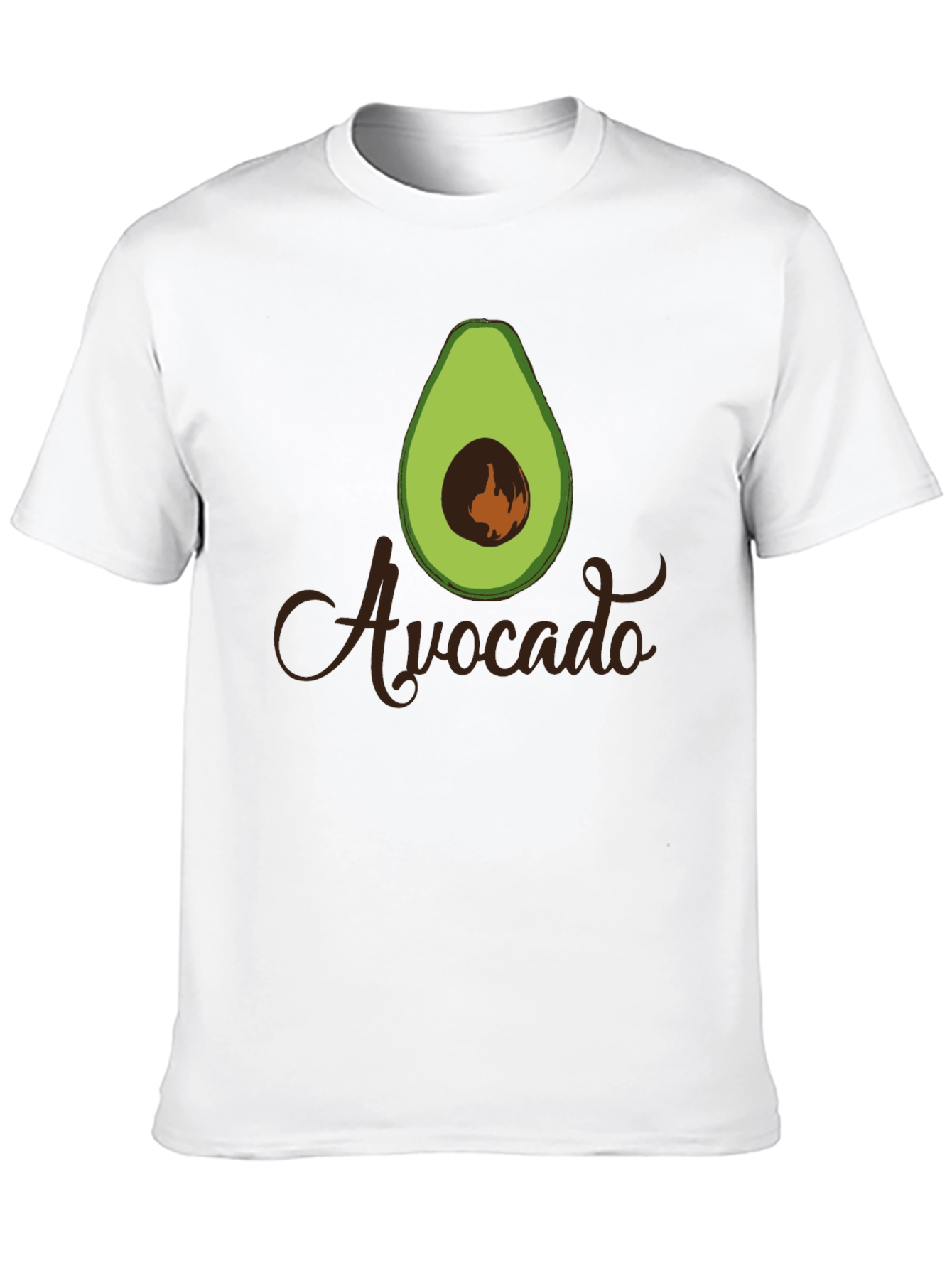 Avocado Graphic Black T-Shirt