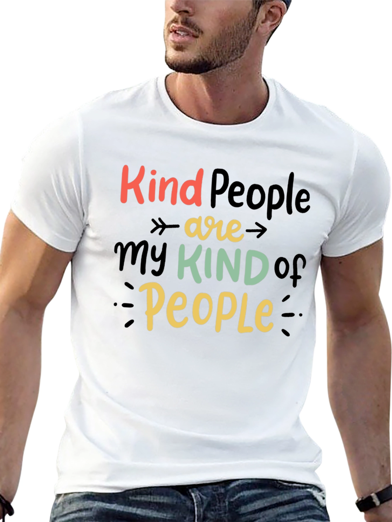 Kind People Graphic Tee - Positive Vibes T-Shirt