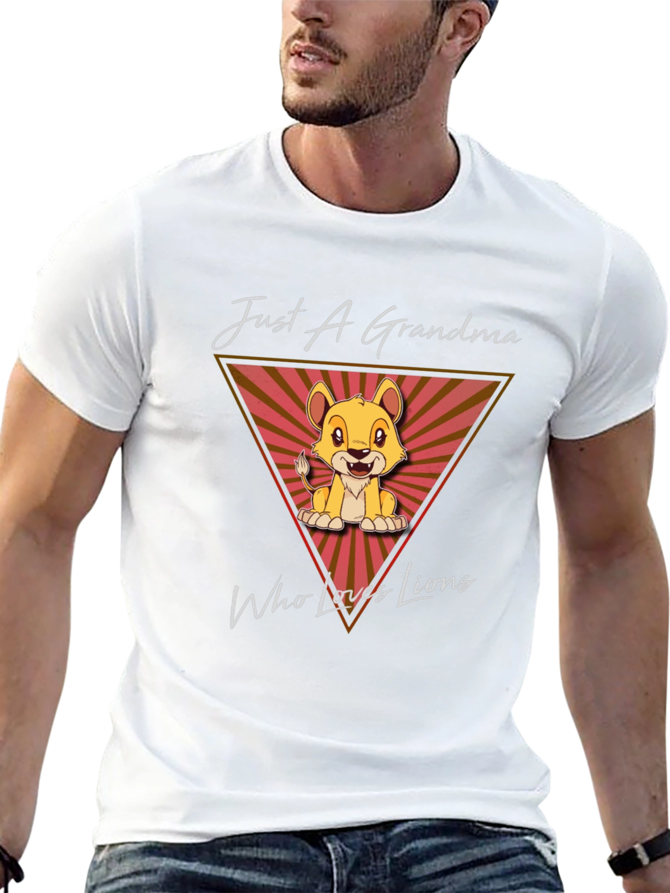 Lion Lover Grandma Graphic T-Shirt