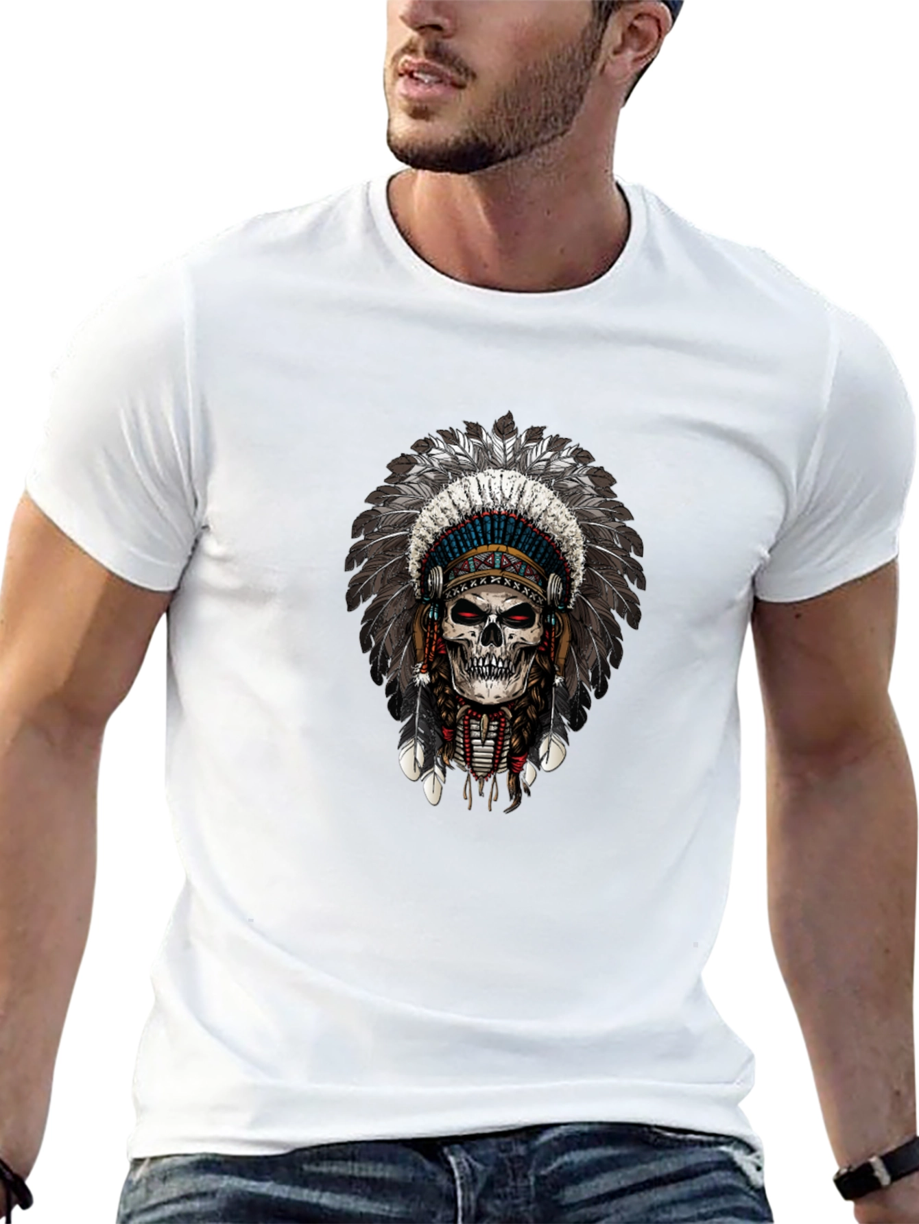 Skull Chief Black T-Shirt
