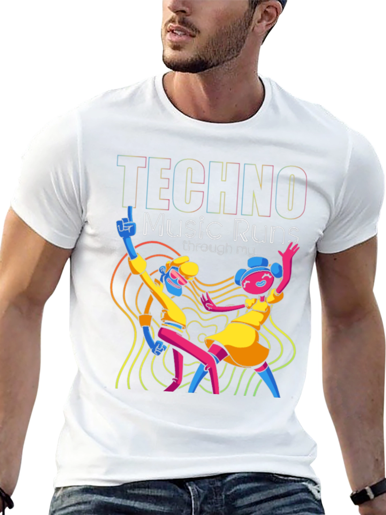Techno Music Graphic Tee