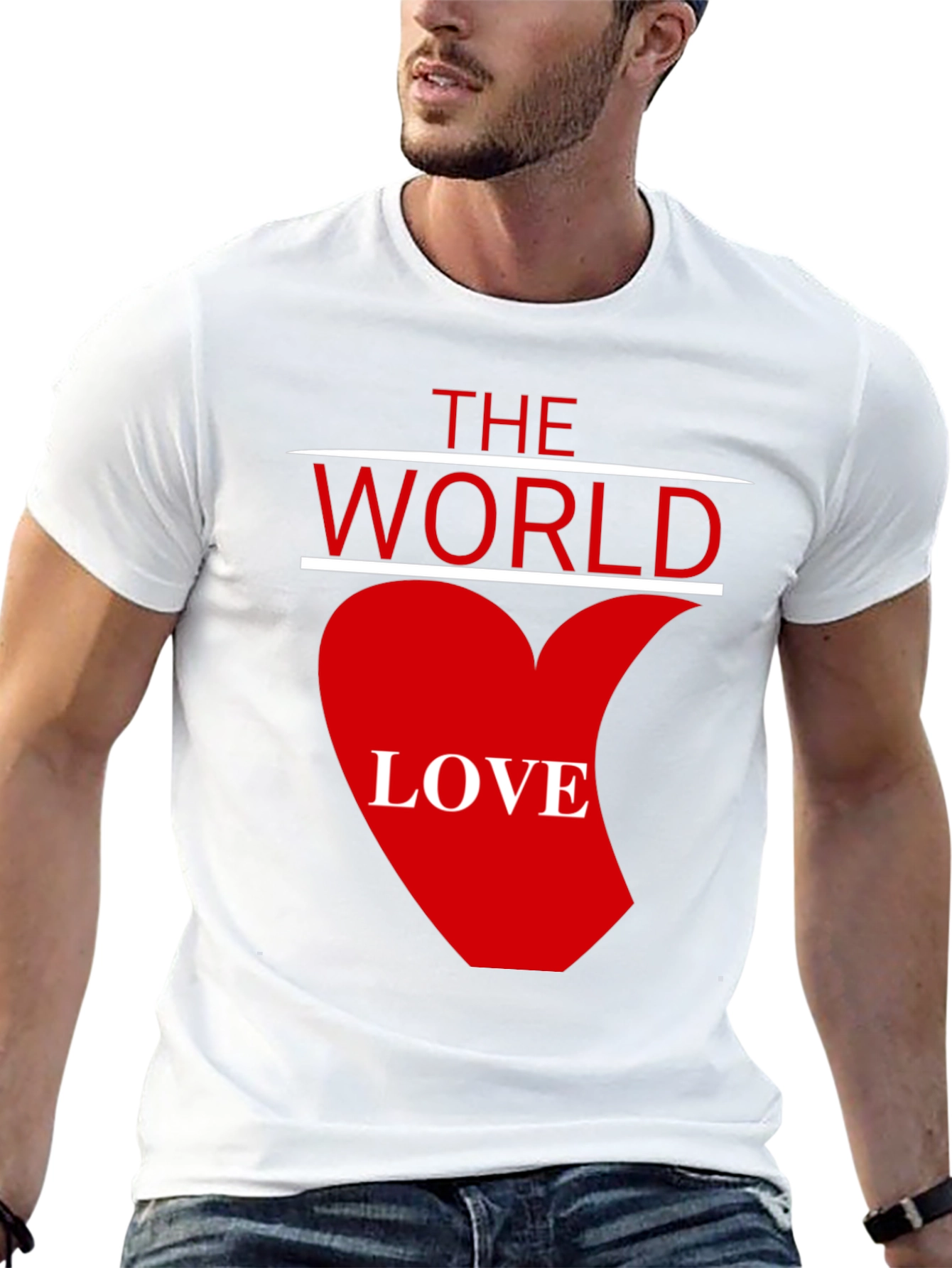 The World Love Graphic T-Shirt - Black