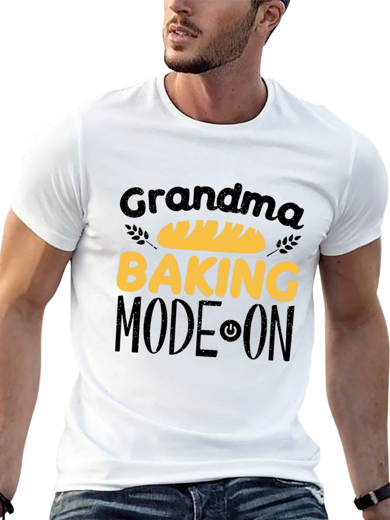 Grandma Baking Mode ON T-Shirt - Black