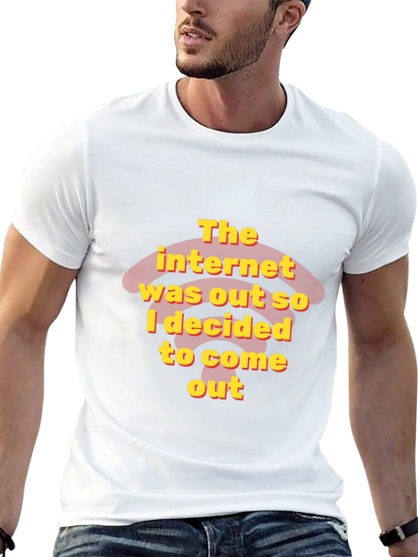 Funny Internet Out Graphic T-Shirt