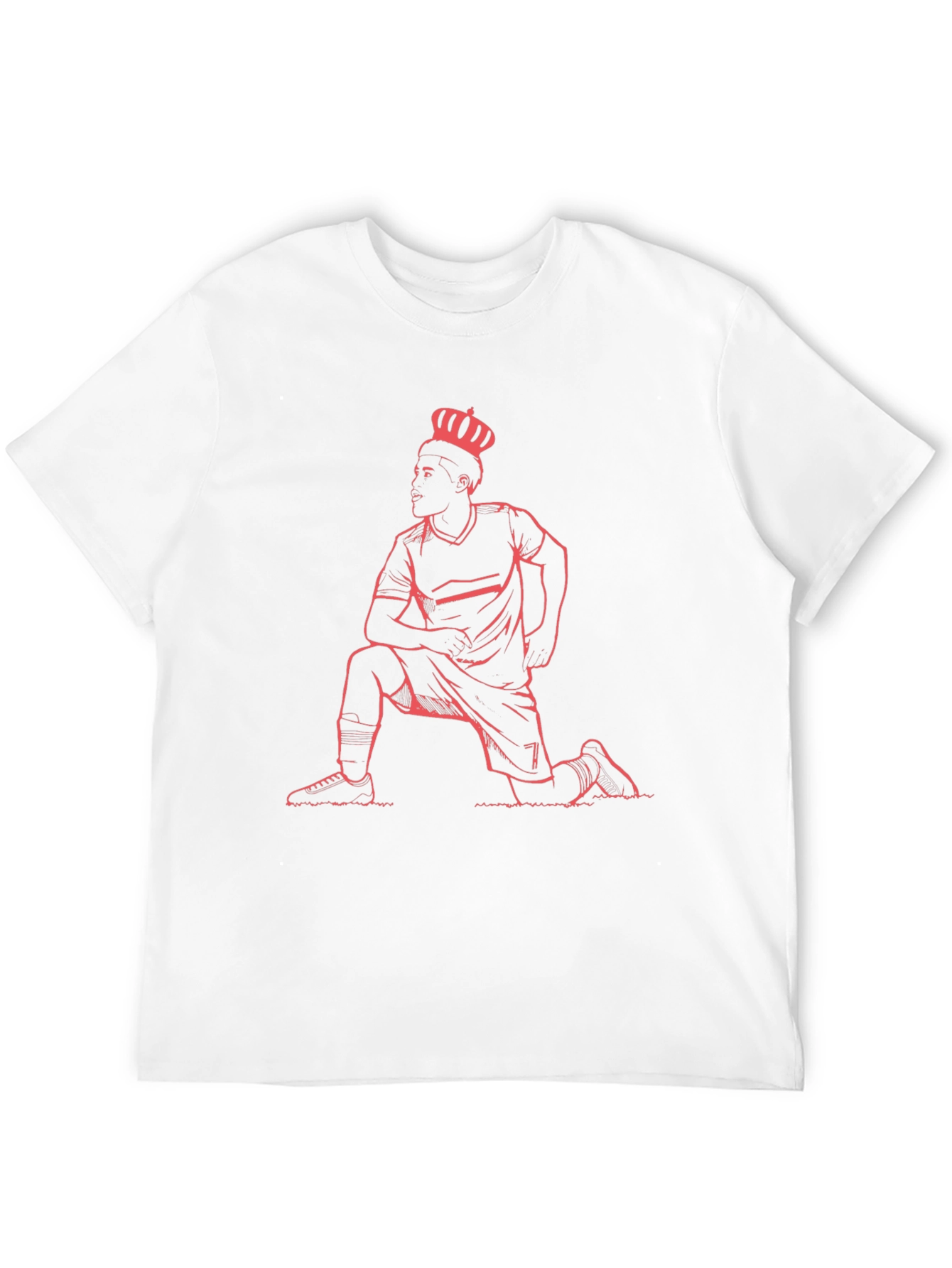 King Kneeling Graphic Tee - Black
