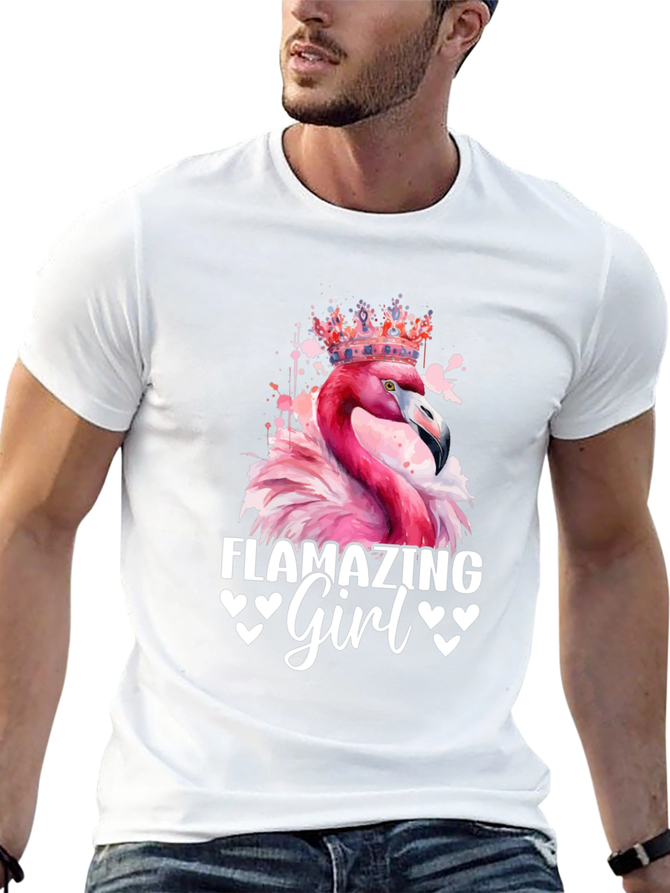 Flamazing Girl T-Shirt - Pink Flamingo Tee