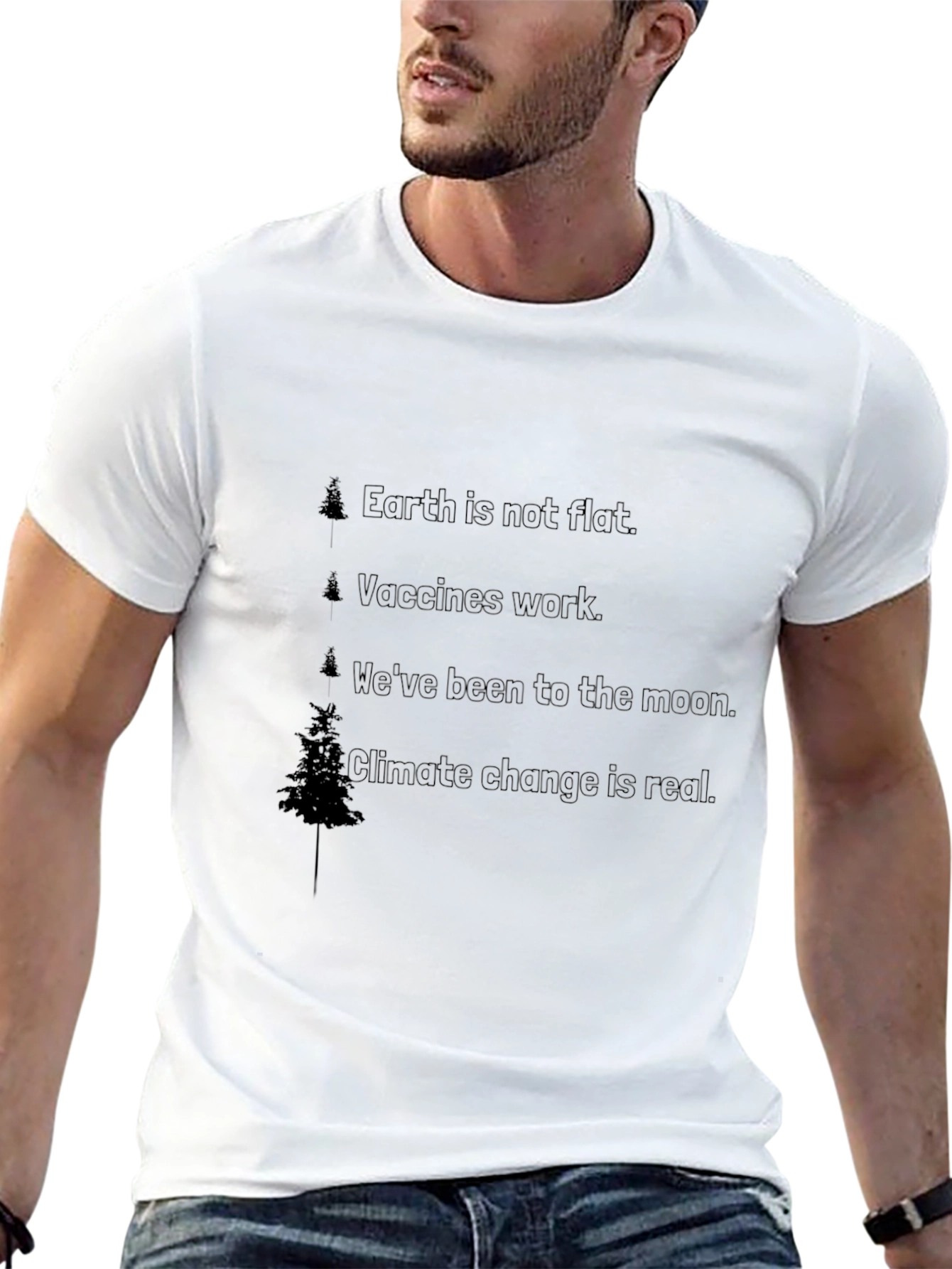 Earth is Not Flat Graphic Tee