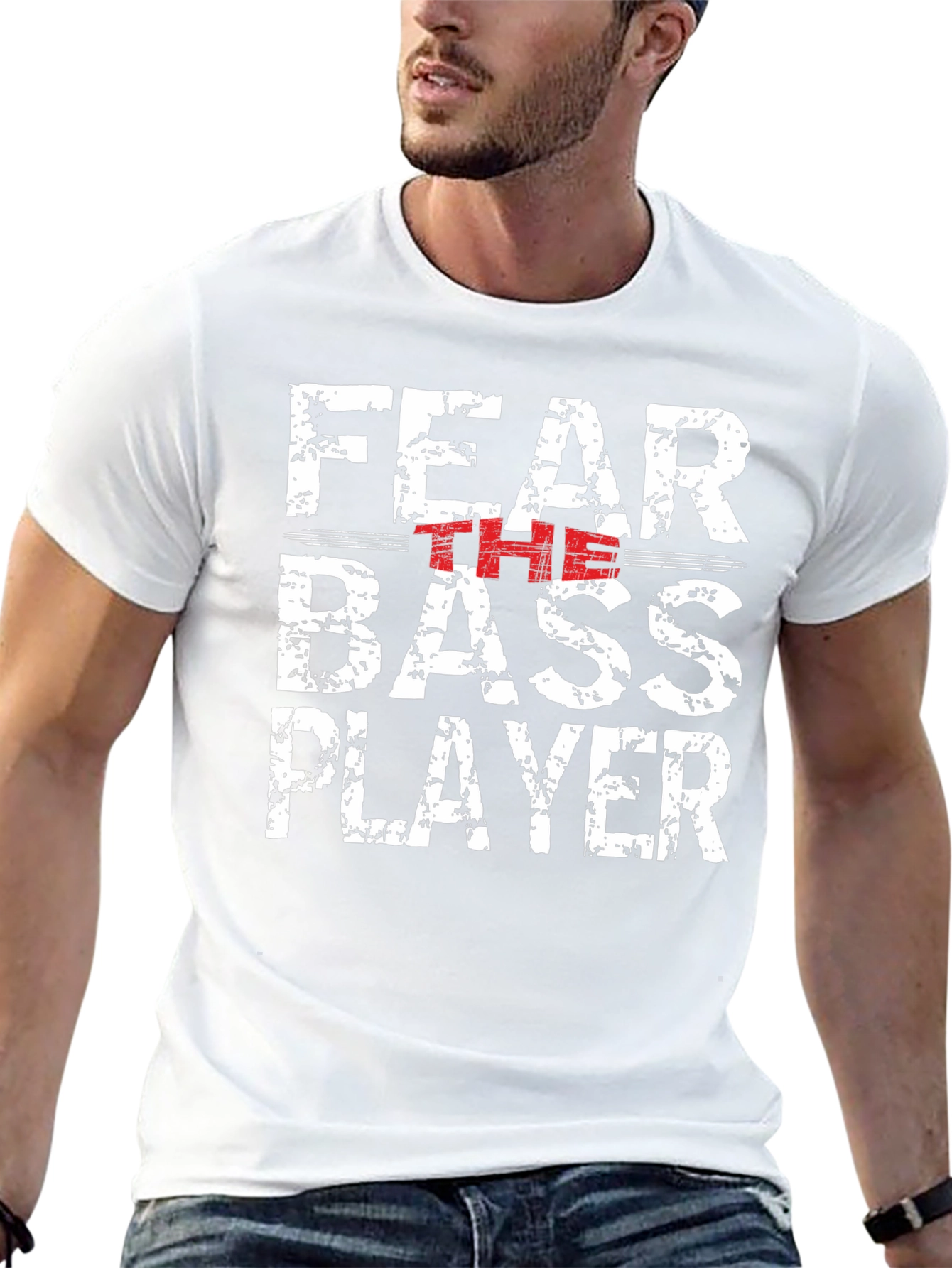 Fear The Bass Player Graphic T-Shirt
