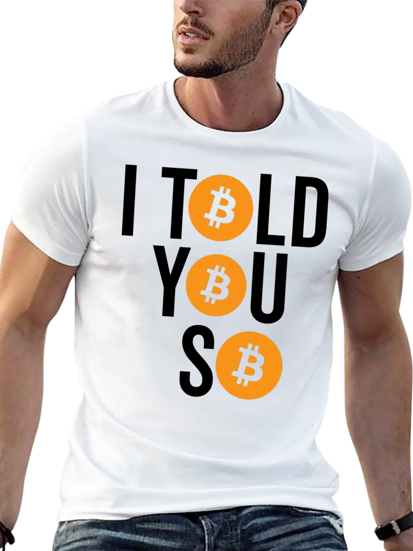 Bitcoin Cryptocurrency T-Shirt - I Told You So Design