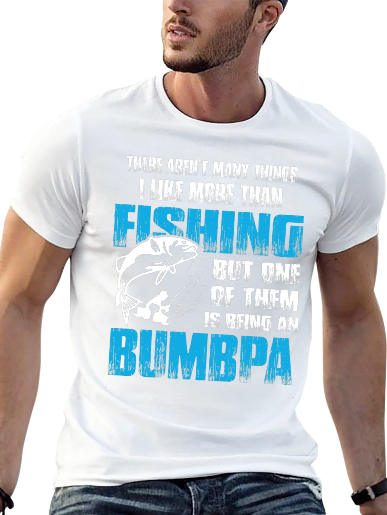 Fishing Bumpa Graphic T-Shirt