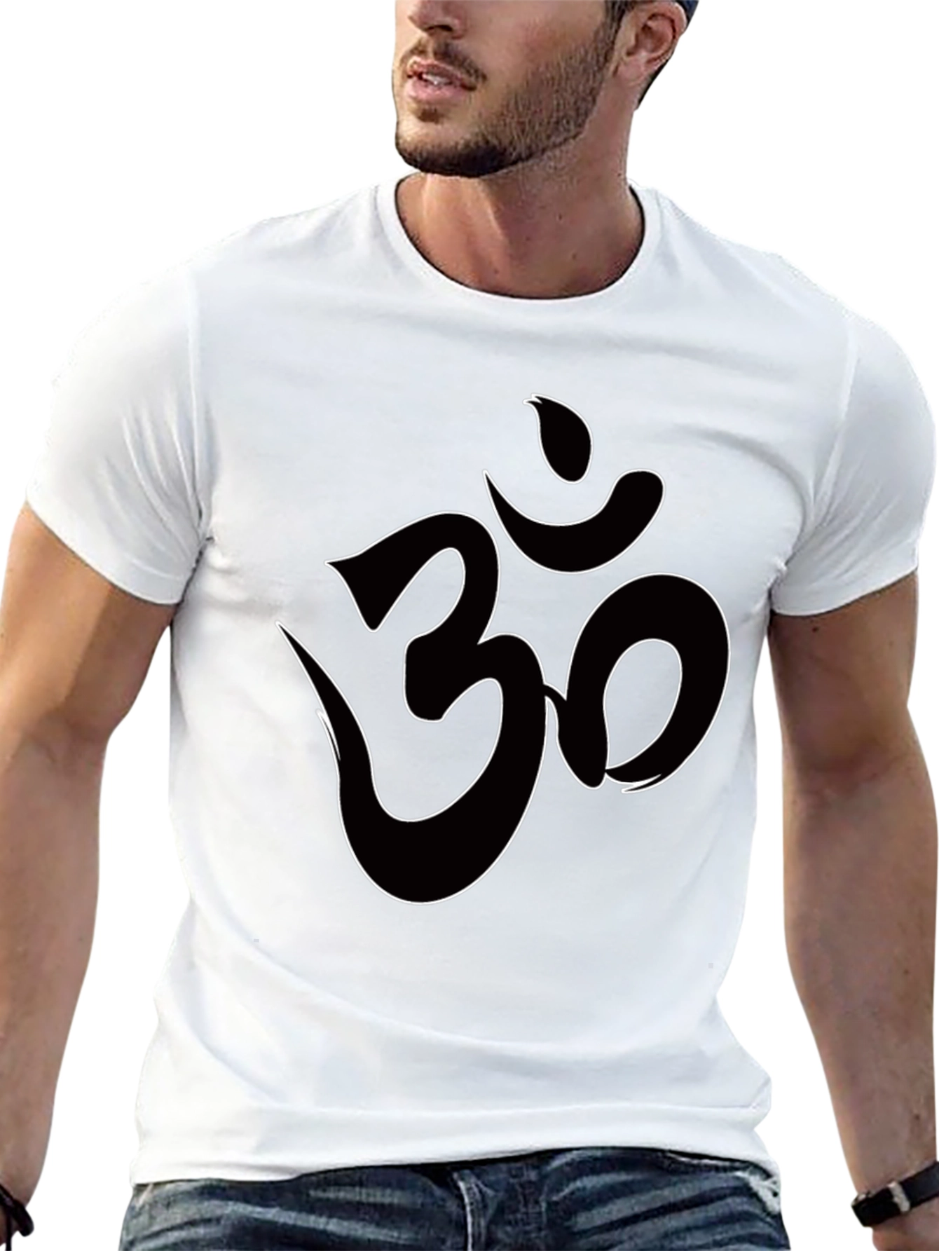 Om Symbol Graphic Tee - Yoga & Meditation Shirt