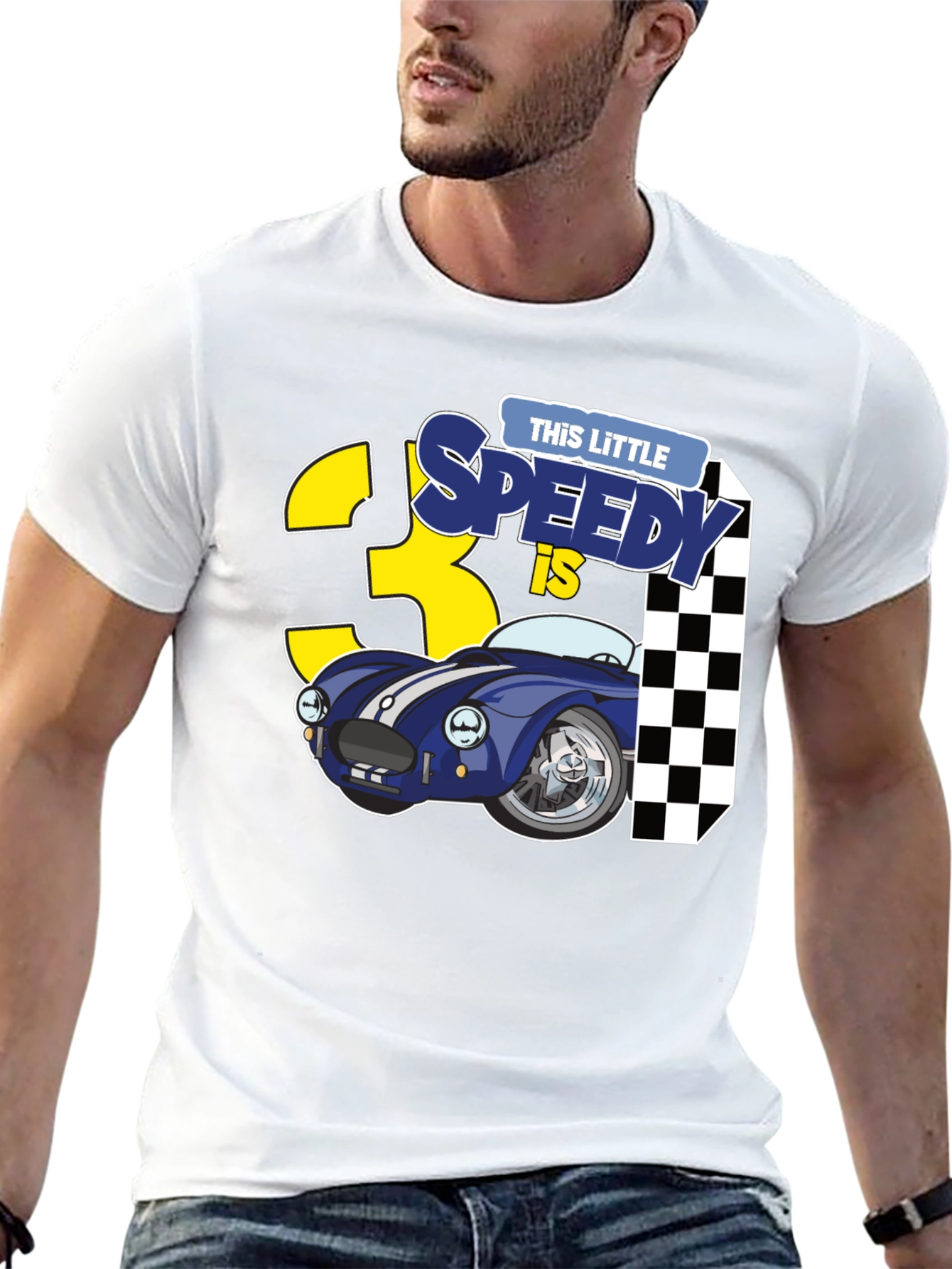 Little Speedy 3rd Birthday Boys T-Shirt