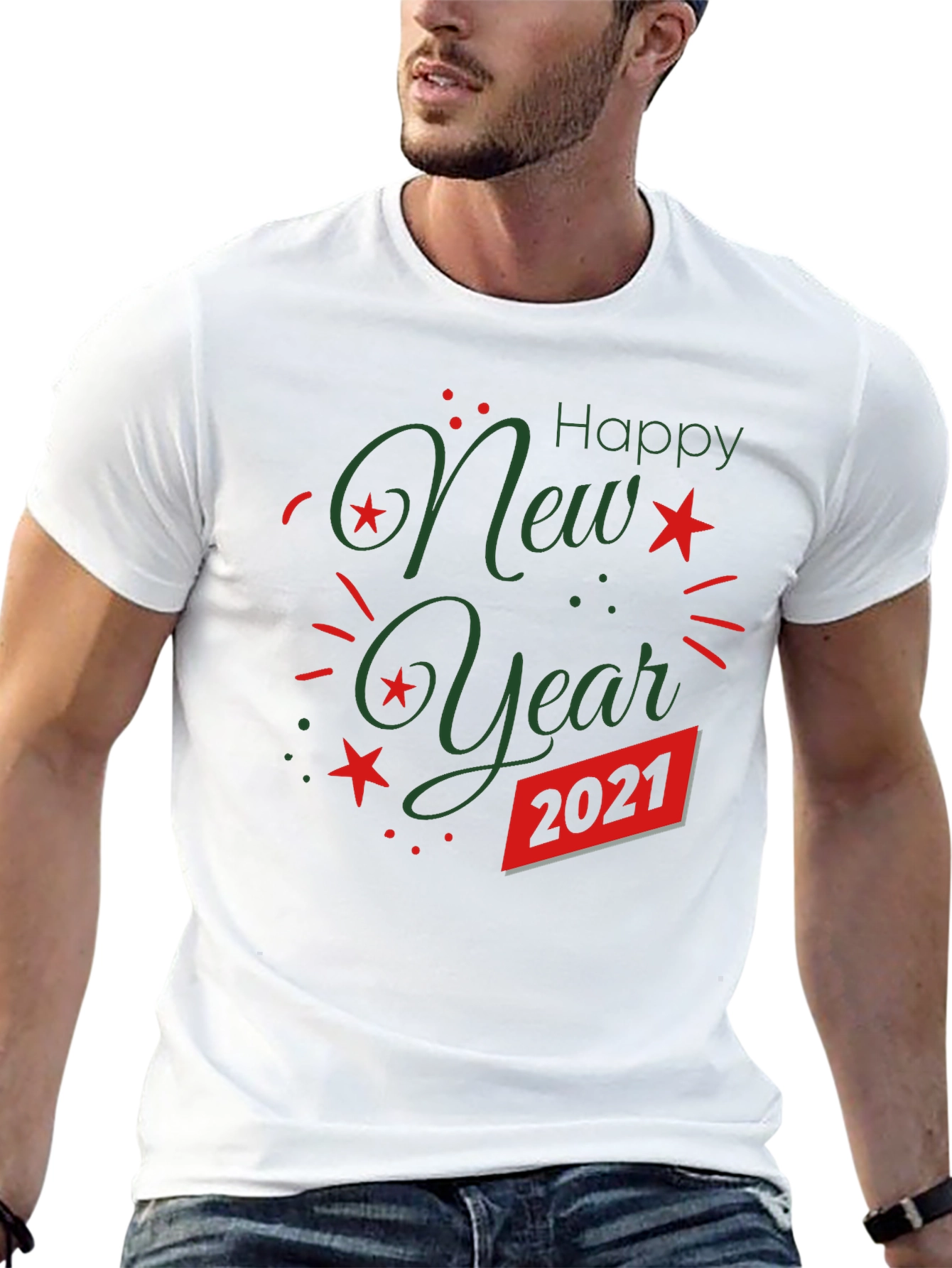 Festive New Year 2021 Graphic Tee