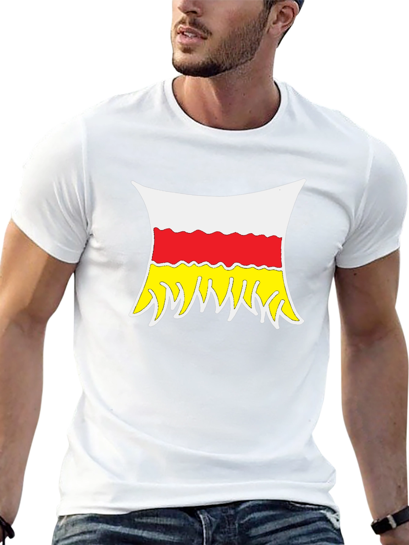 Ossetian Flag Graphic T-Shirt