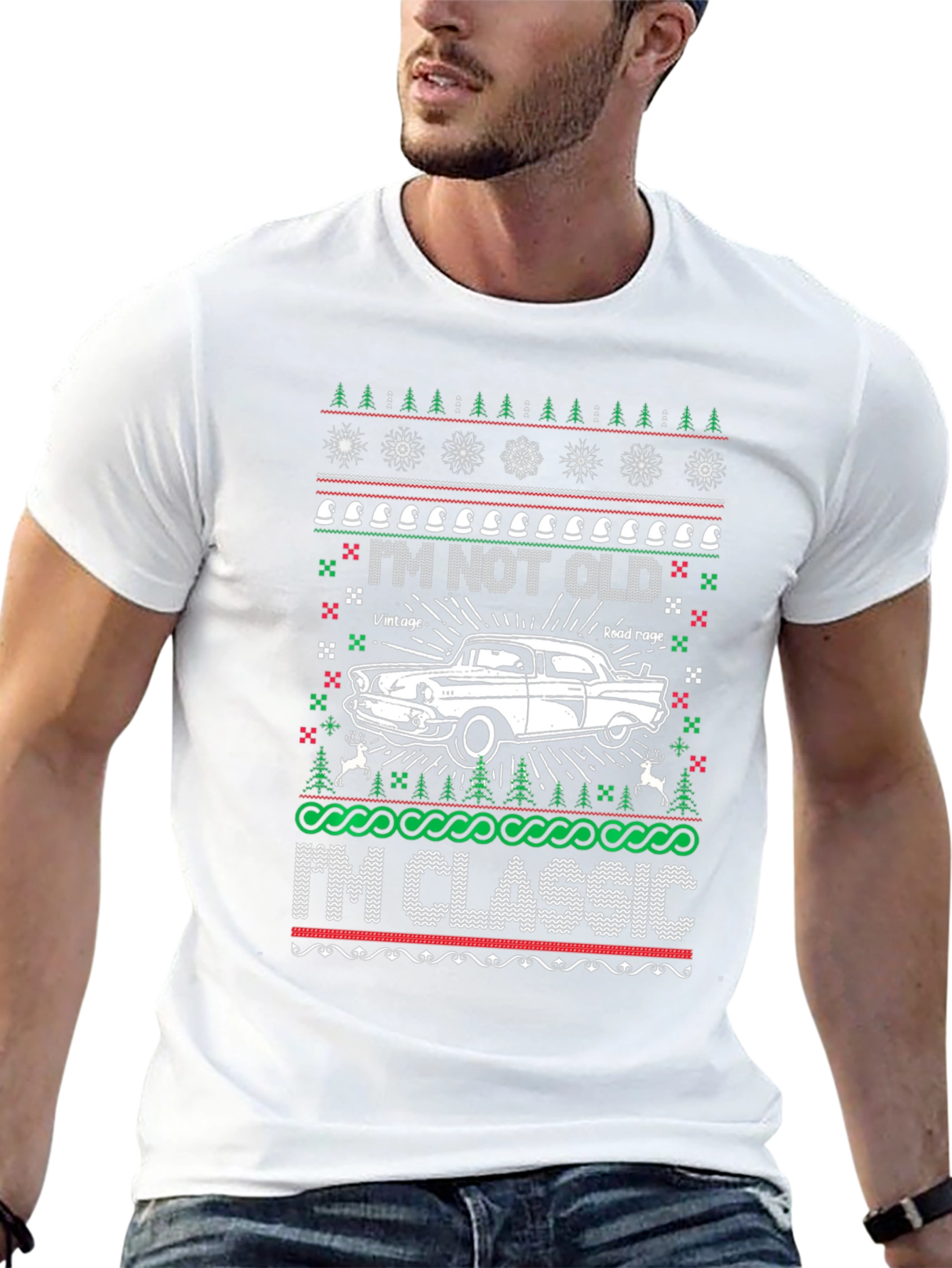 Im Not Old Im Classic Ugly Christmas Sweater T-Shirt
