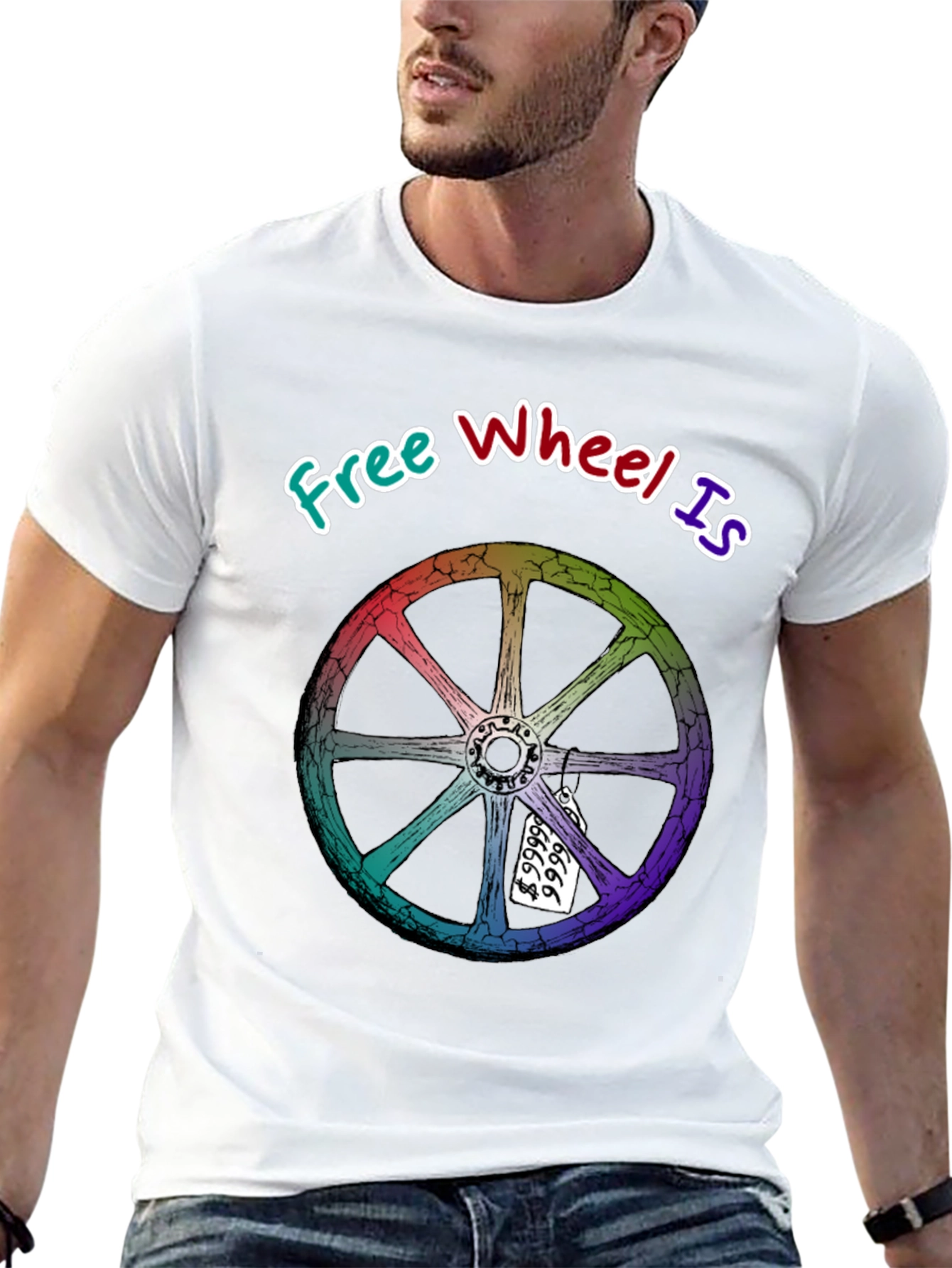 Free Wheel Is Priceless Graphic T-Shirt