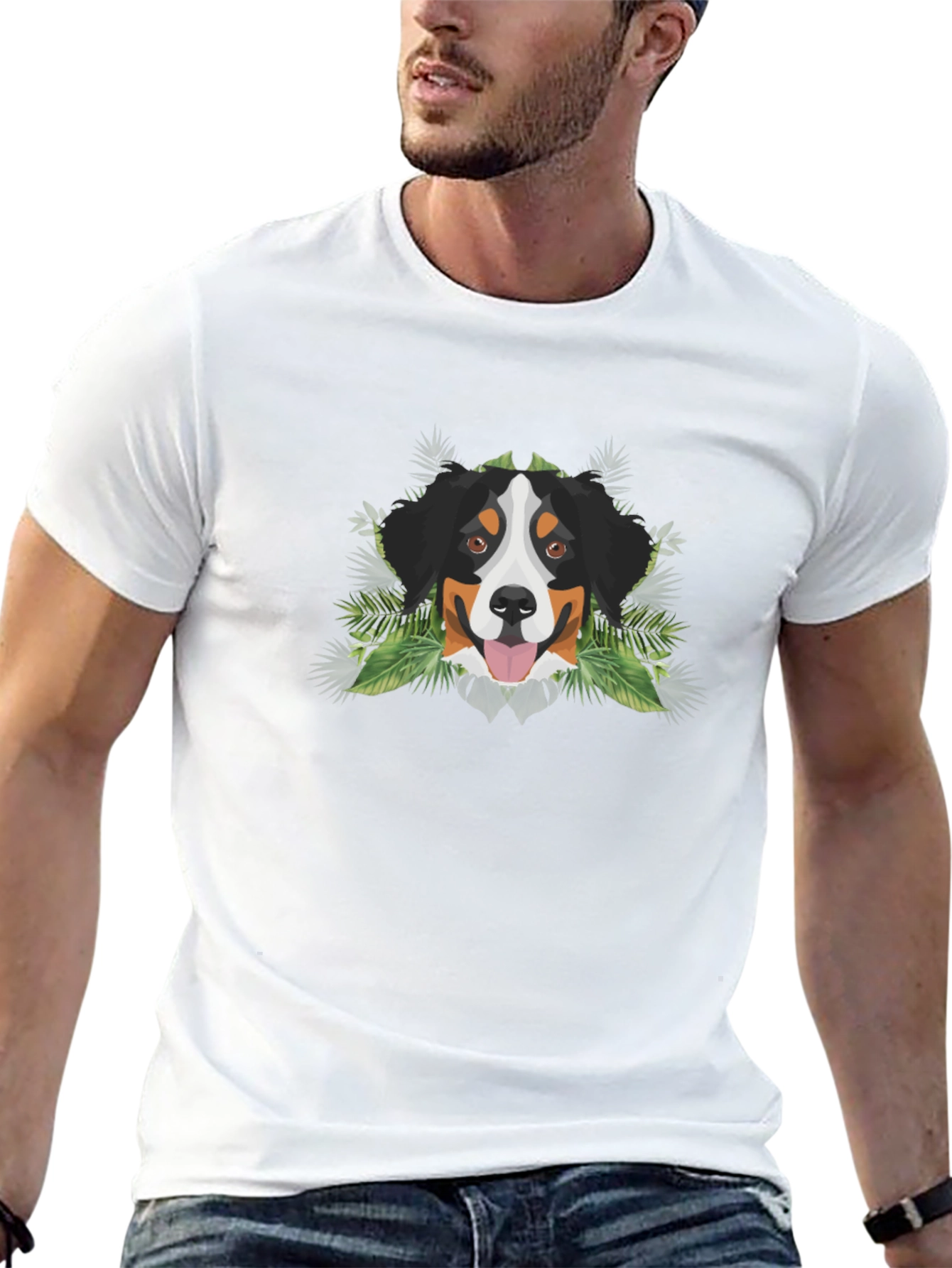 Bernese Mountain Dog Graphic Tee