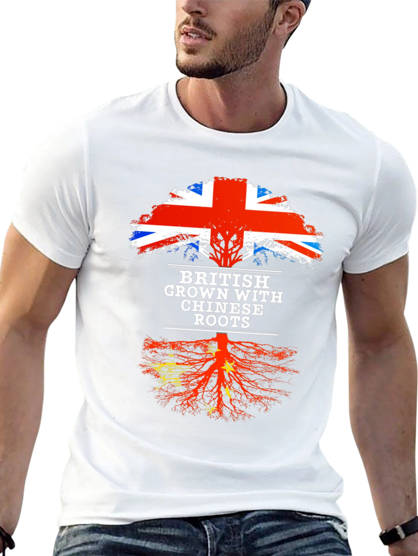 British Grown with Chinese Roots T-Shirt