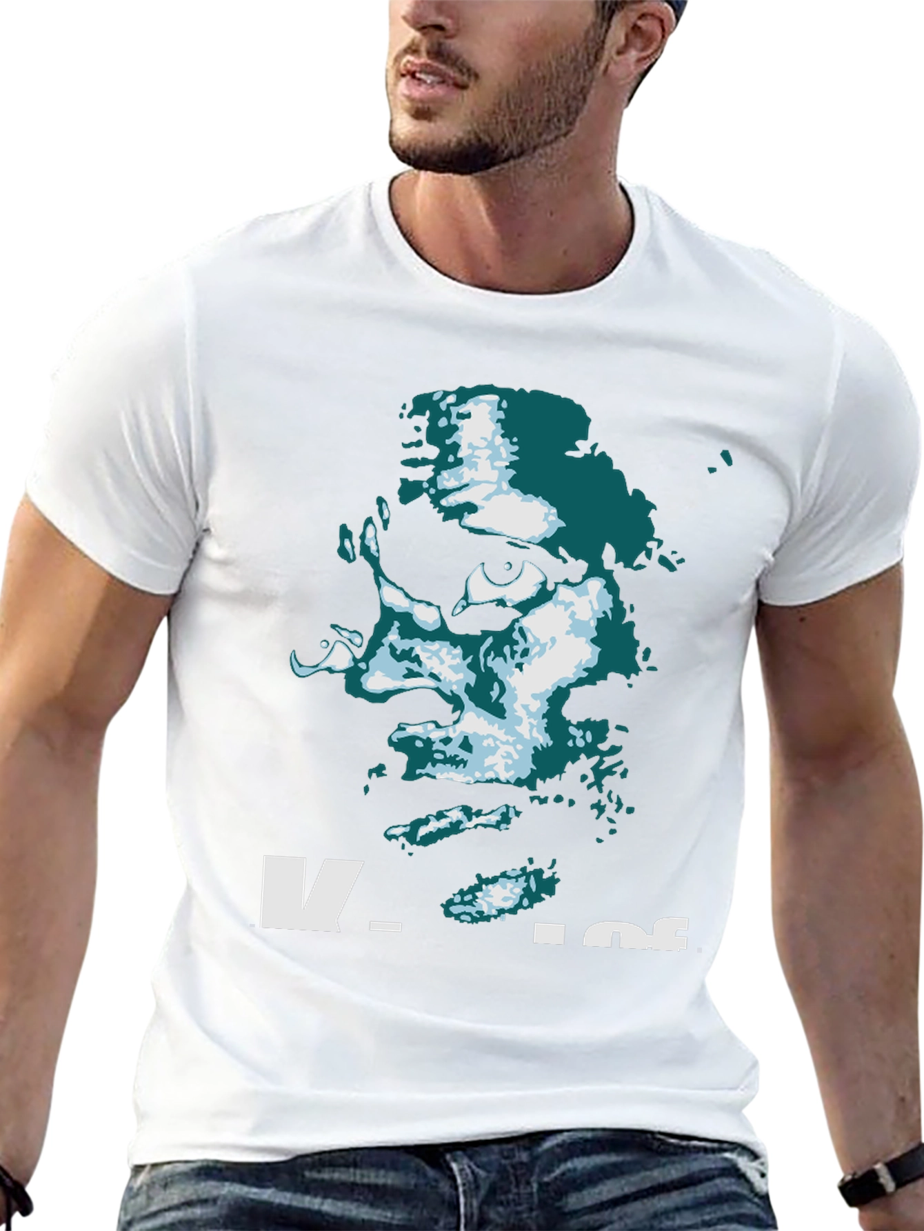 Cool Black Graphic Tee - V.I.P Portrait