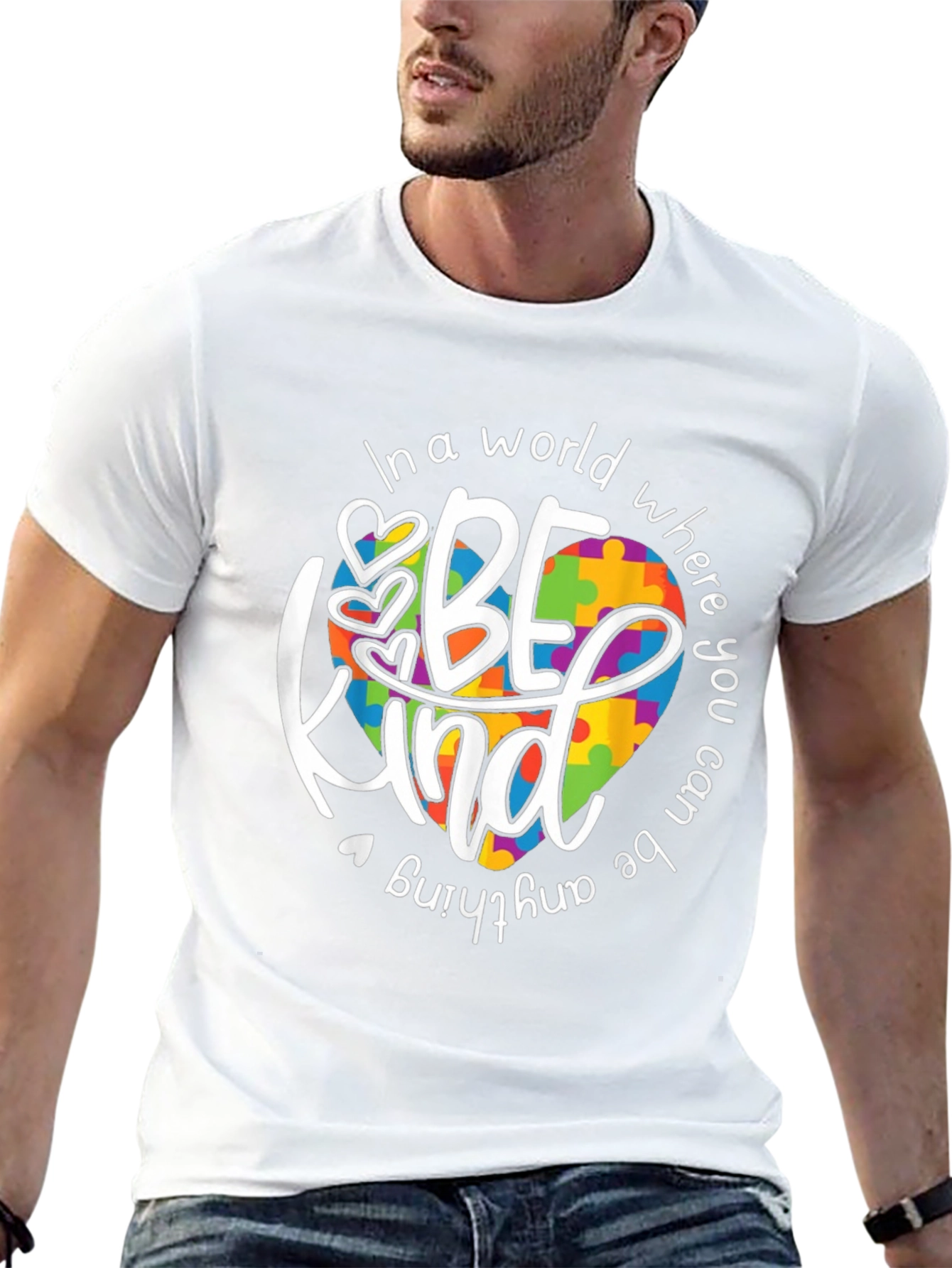 Be Kind Autism Awareness Graphic T-Shirt