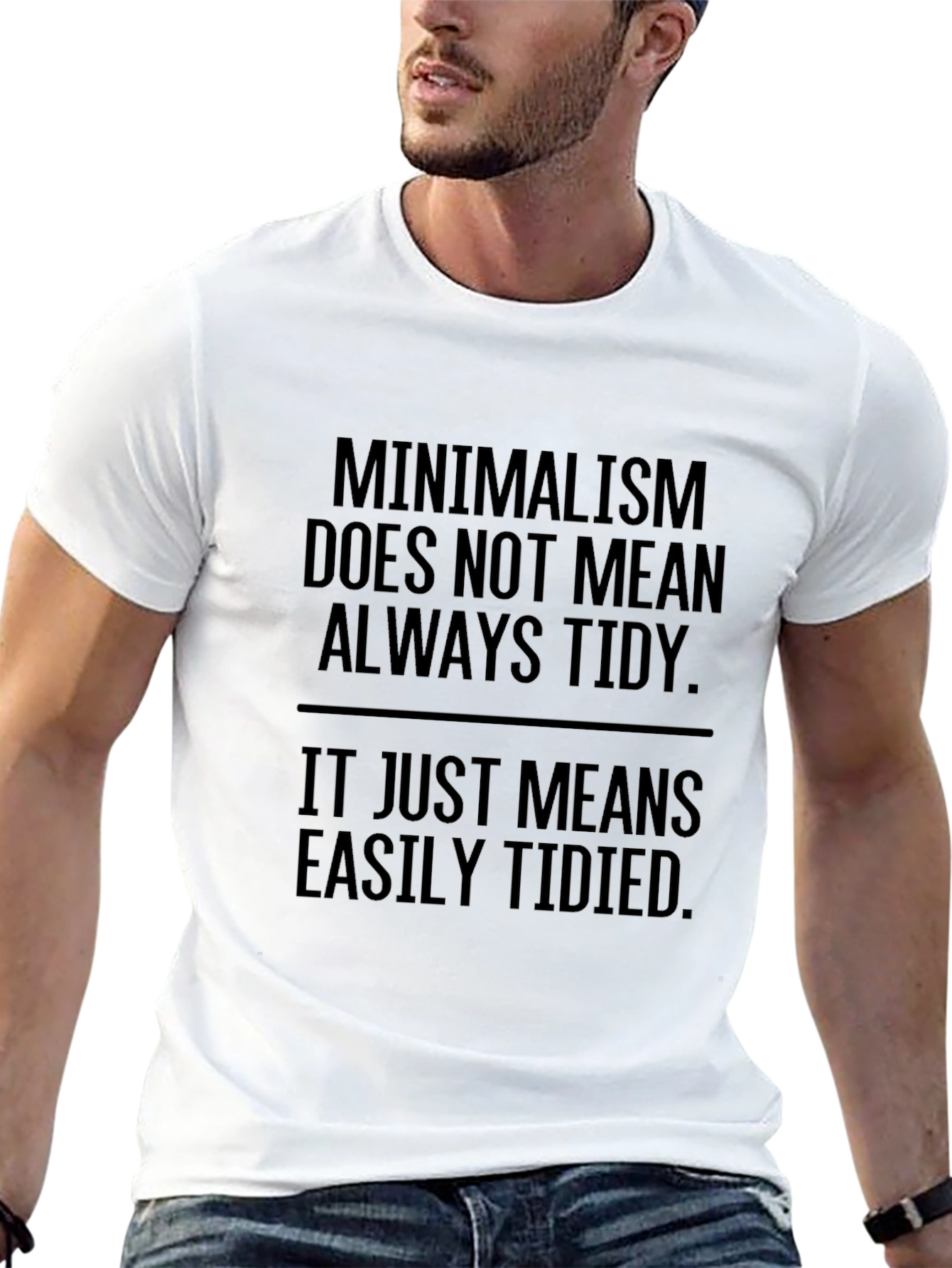 Minimalism T-Shirt Funny Slogan Tee
