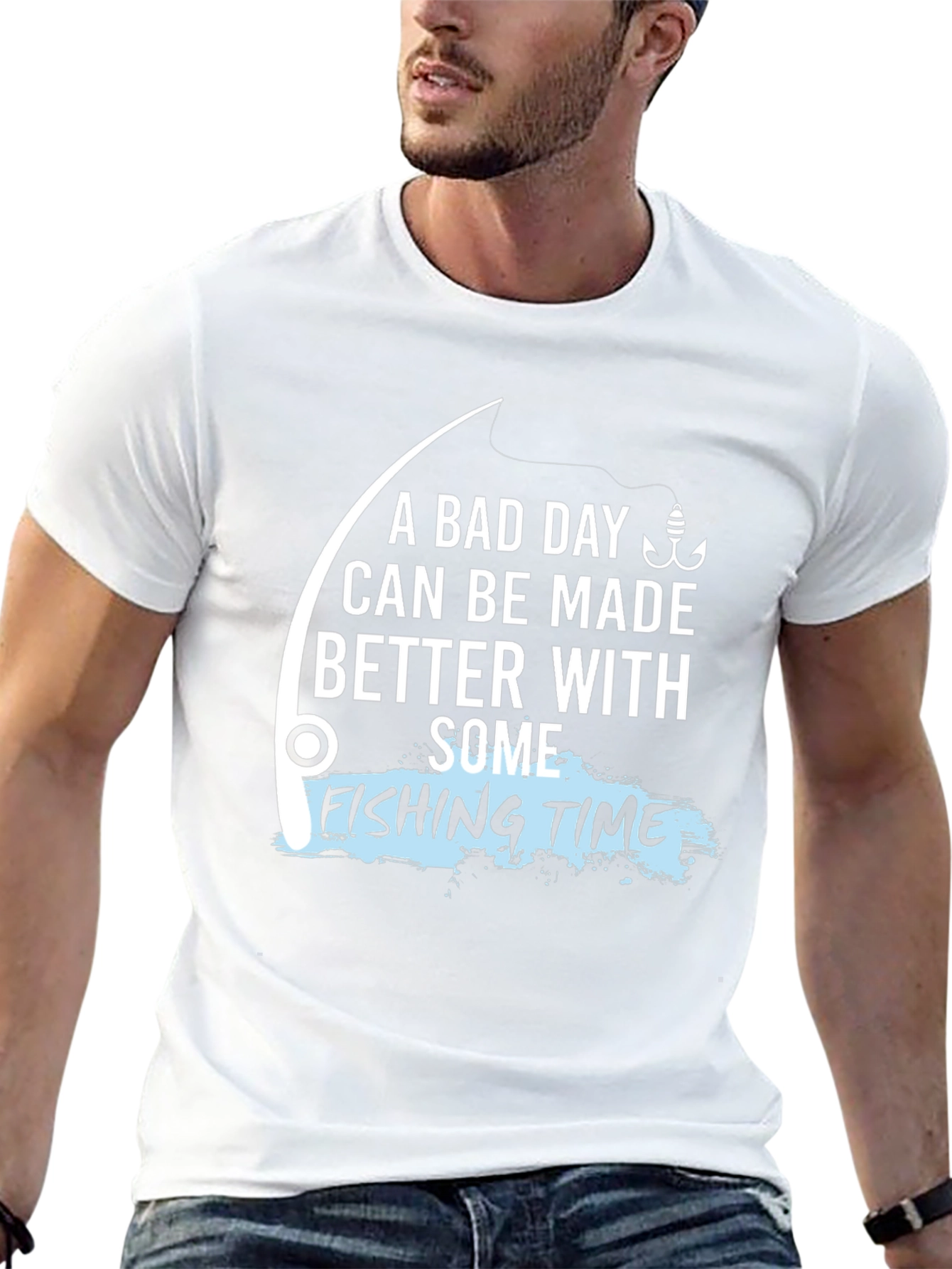 Fishing Time T-Shirt - A Bad Day Made Better