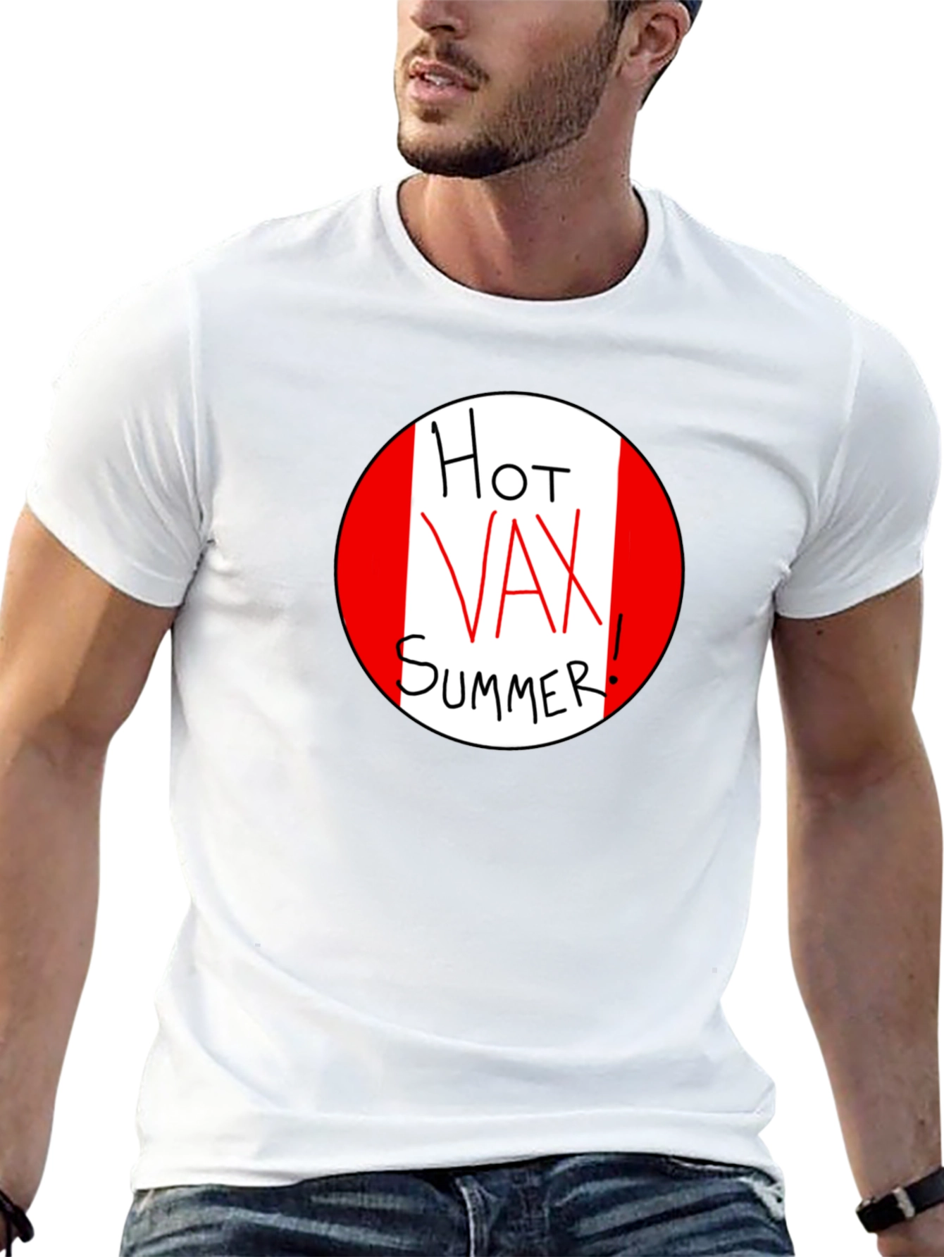 Hot Vax Summer Graphic Tee - Black Unisex T-Shirt