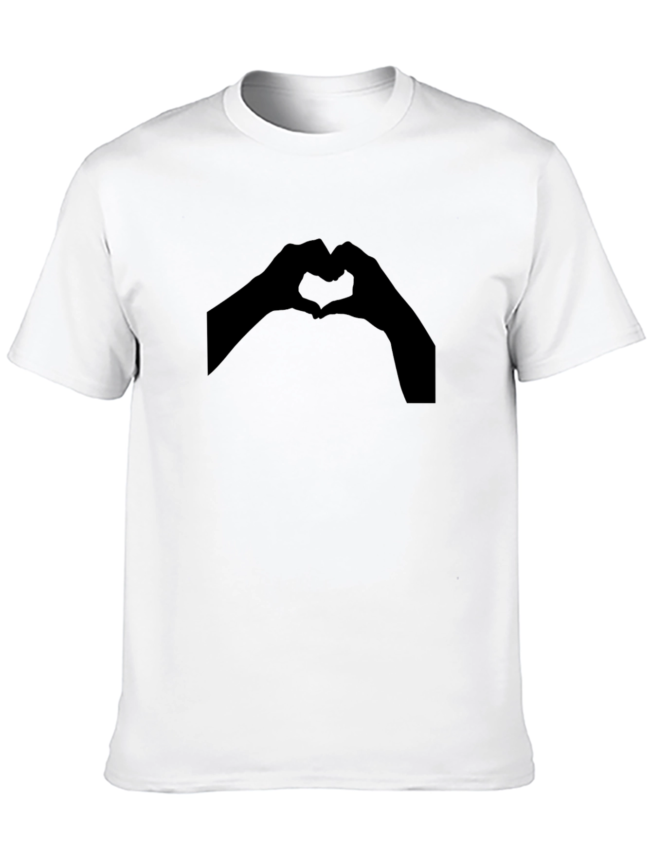 Heart Hands Black Tee
