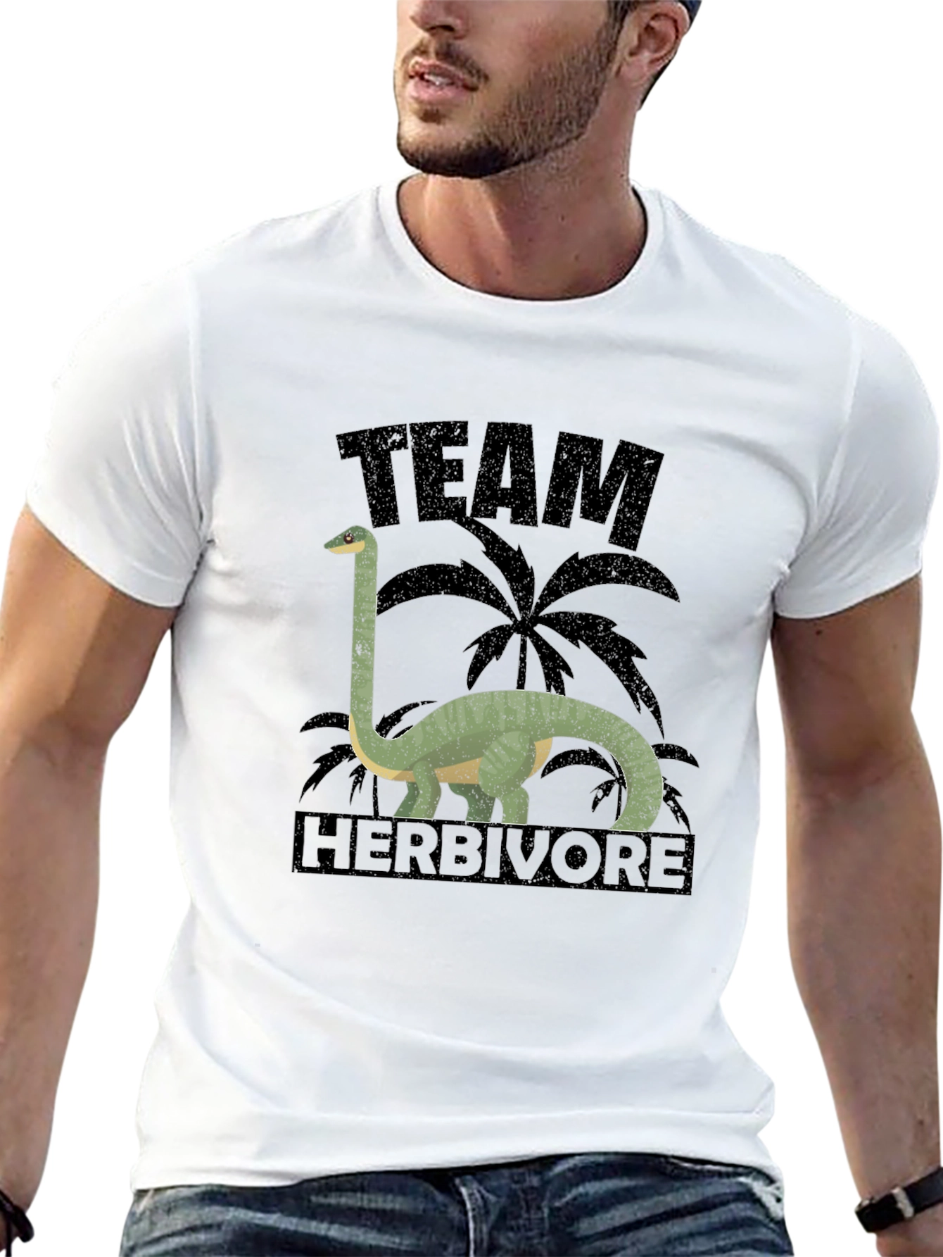 Team Herbivore Dinosaur Graphic Tee