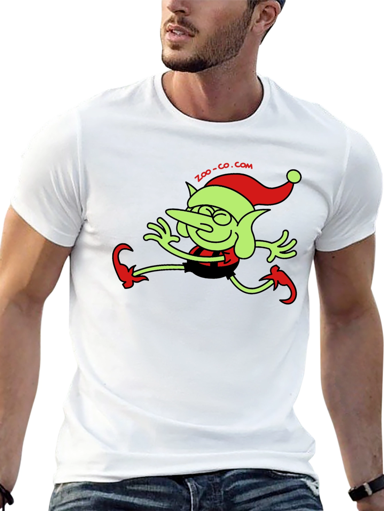 Whimsical Elf T-Shirt - Fun Cartoon Design
