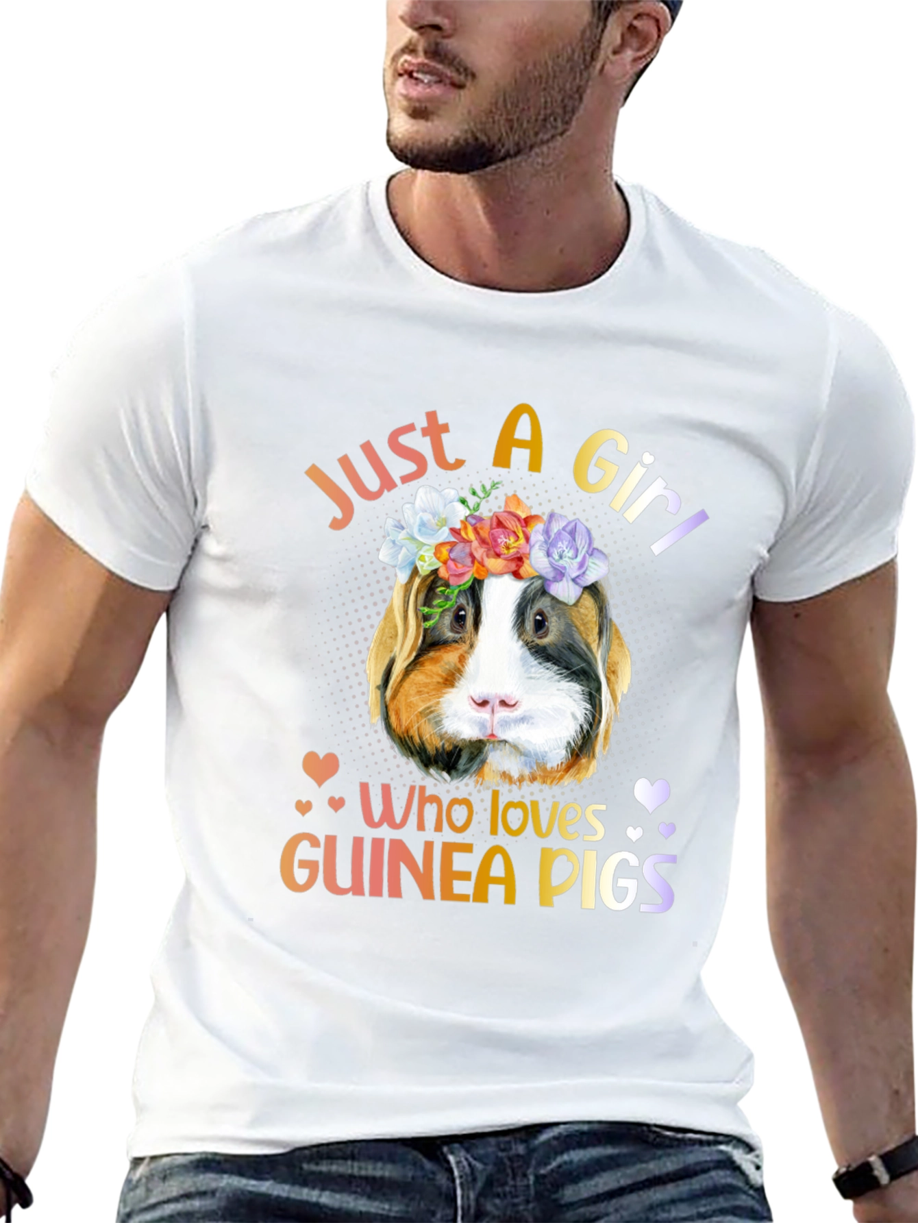 Just a Girl Who Loves Guinea Pigs T-Shirt