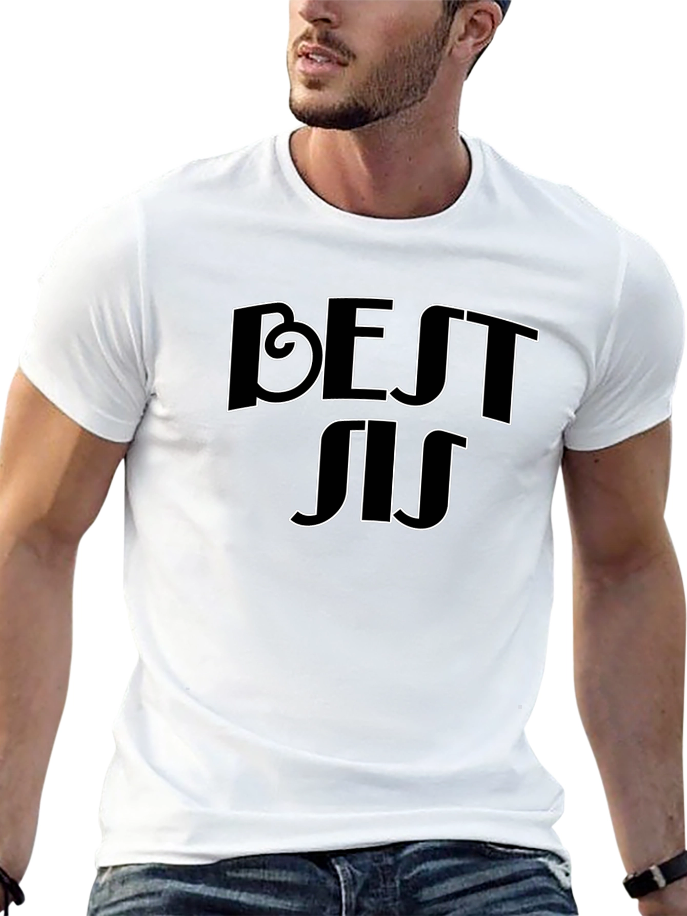 Best Sis T-Shirt - Black Tee