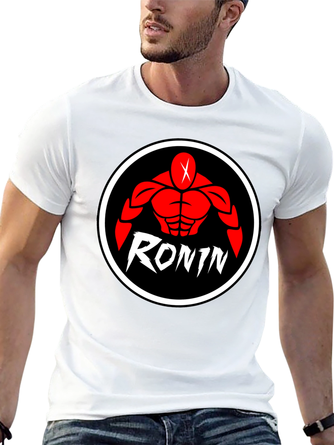 Ronin Graphic Print Black T-Shirt