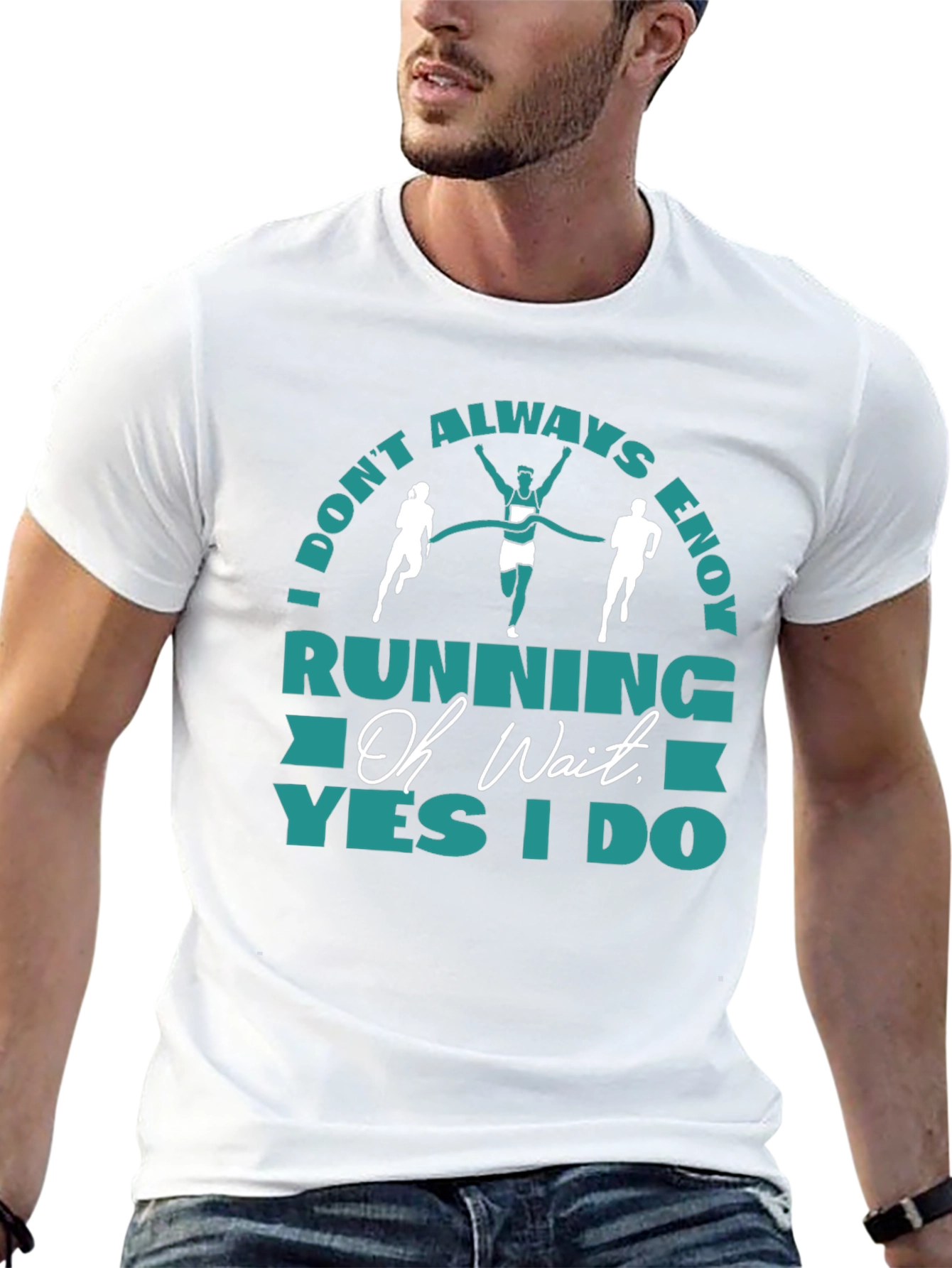 Funny Running T-Shirt - I Dont Always Enjoy Running