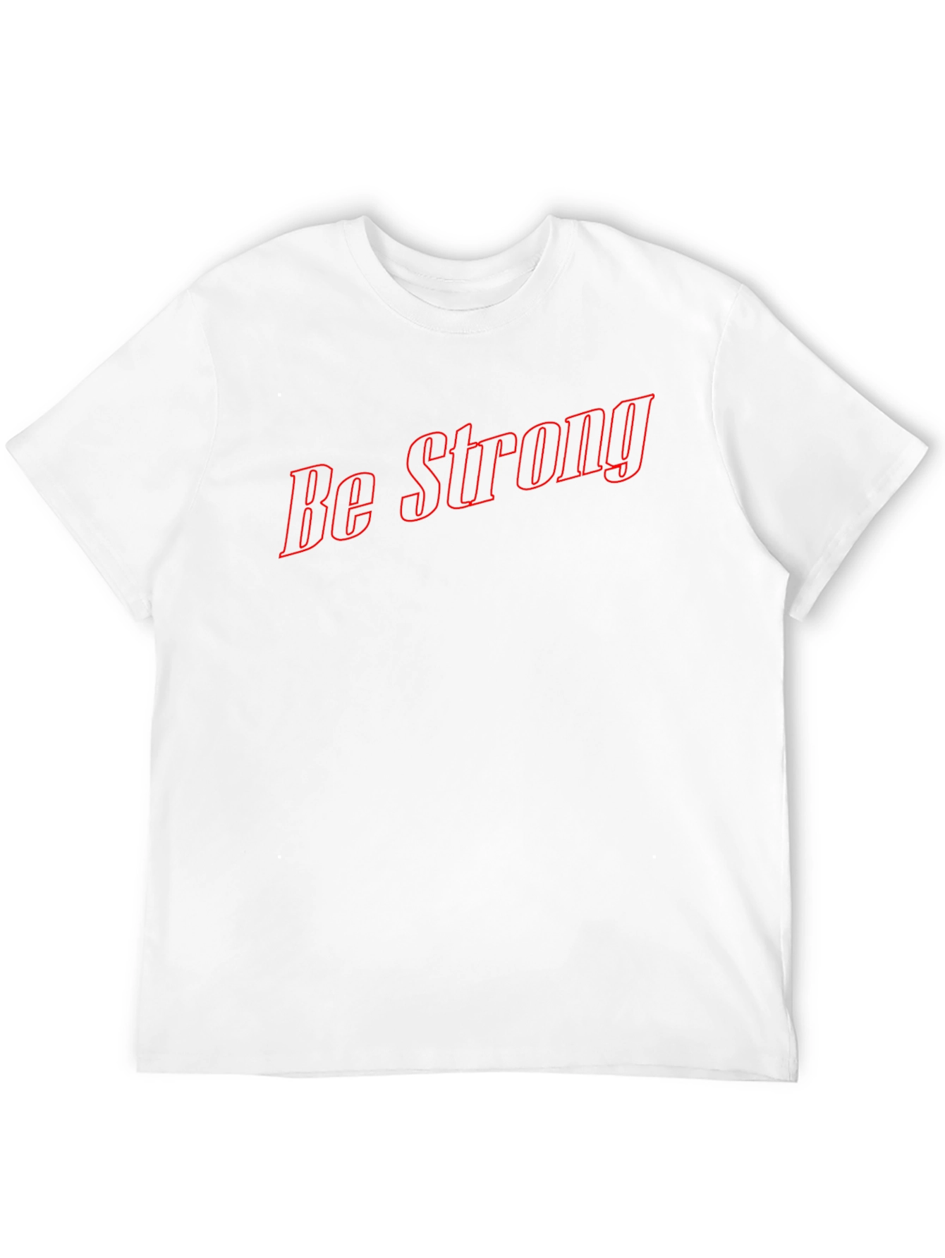 Be Strong Black Graphic T-Shirt