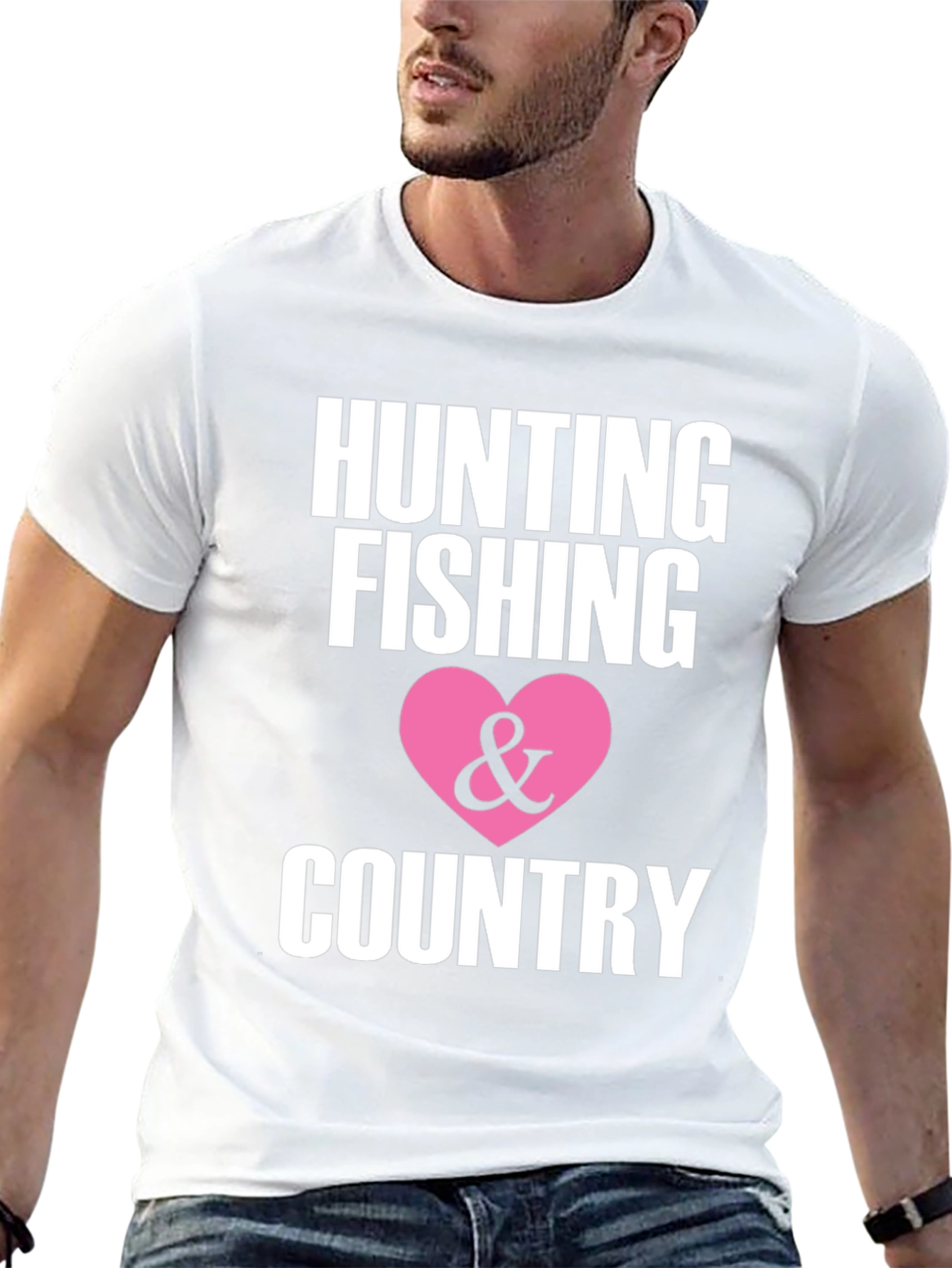 Hunting Fishing & Country Graphic T-Shirt